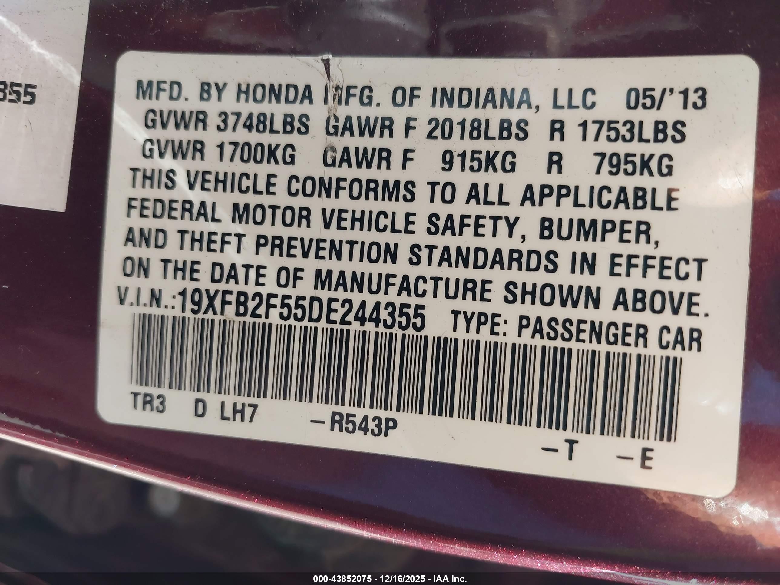 HONDA CIVIC image 9