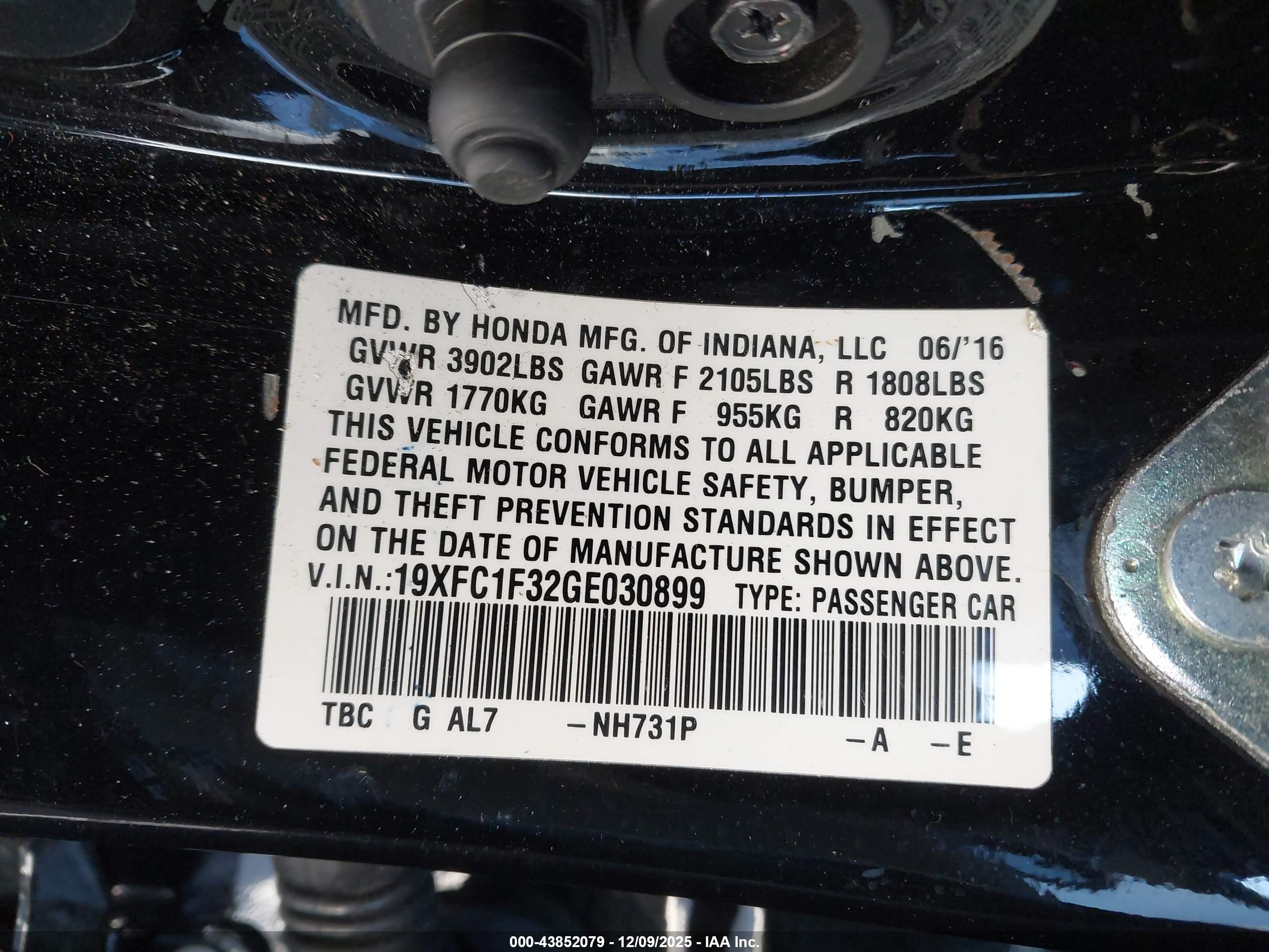 HONDA CIVIC image 9