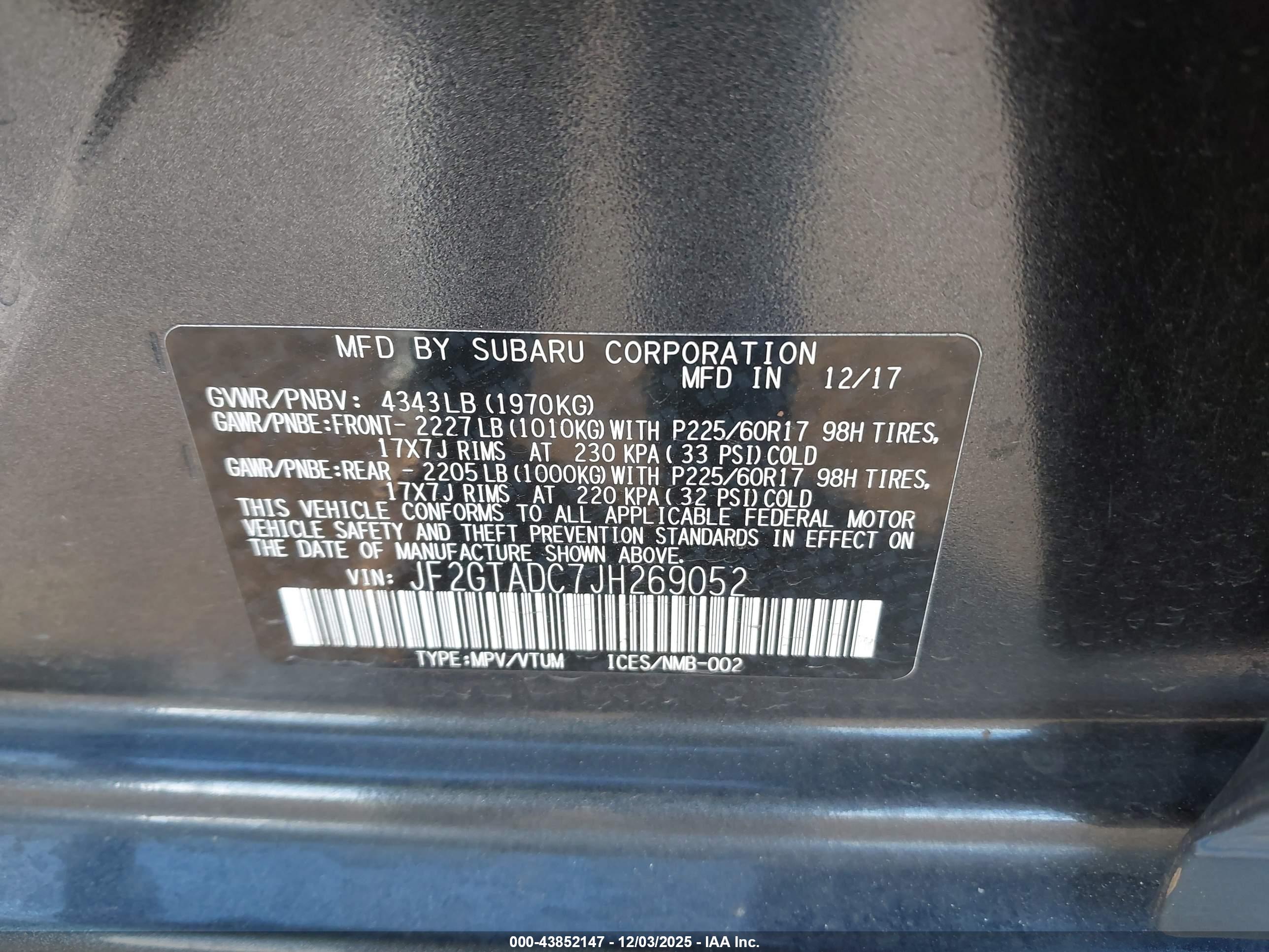SUBARU CROSSTREK image 9