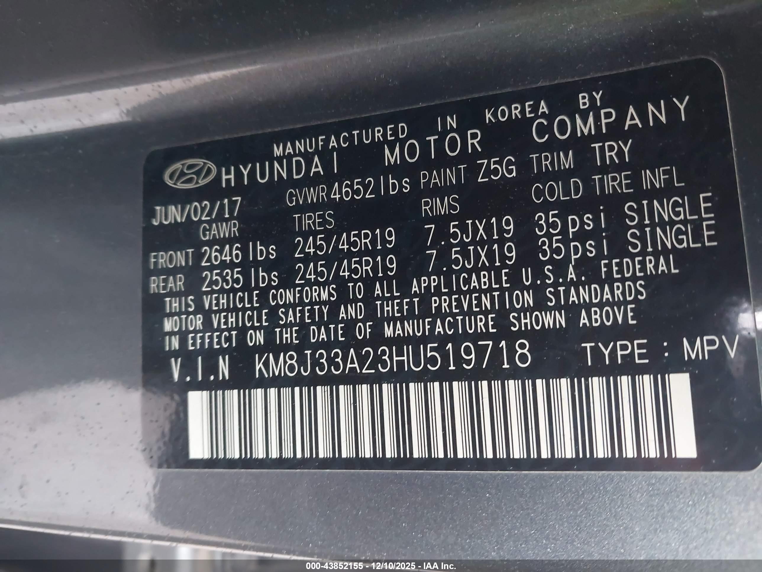 HYUNDAI TUCSON image 9