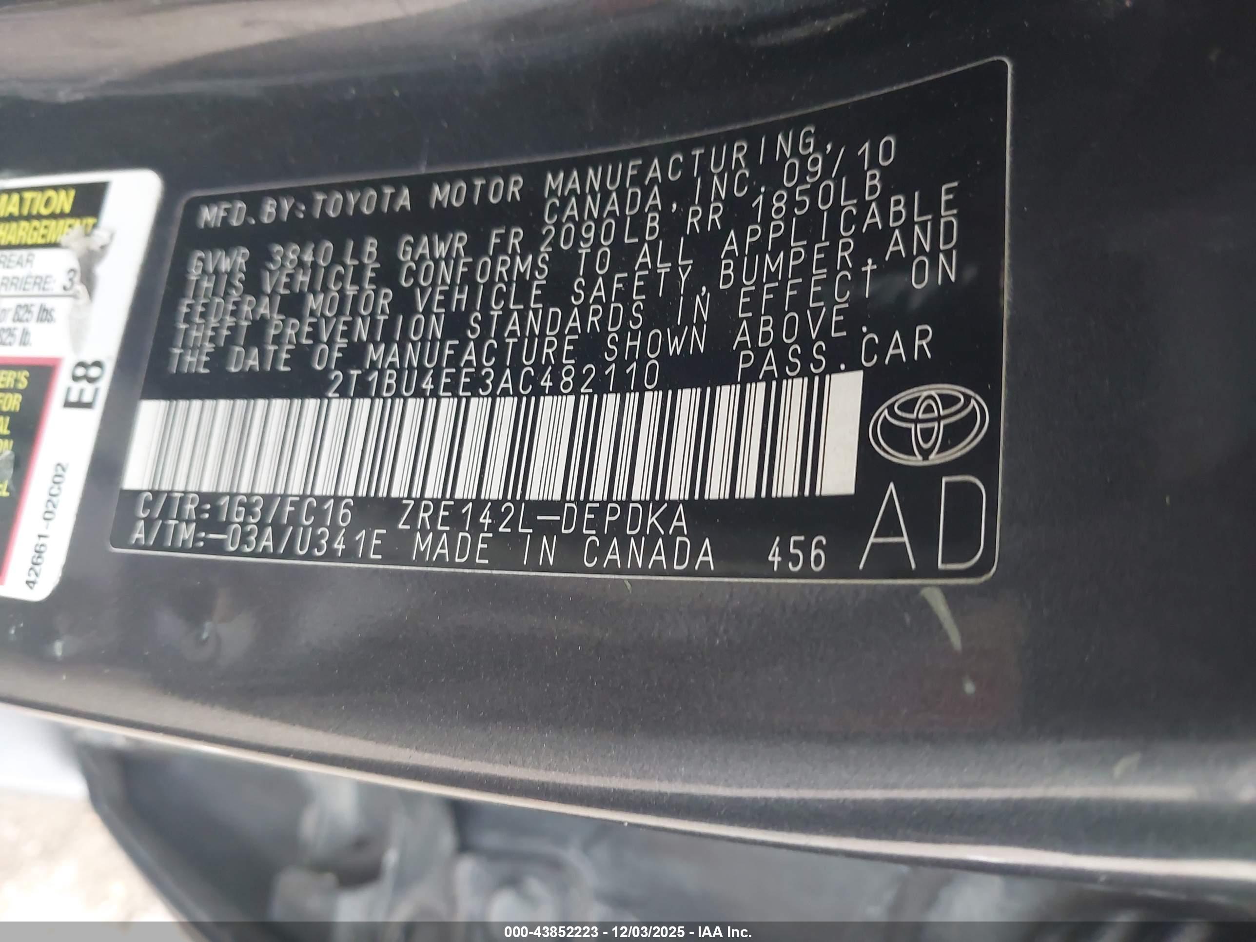 TOYOTA COROLLA image 9