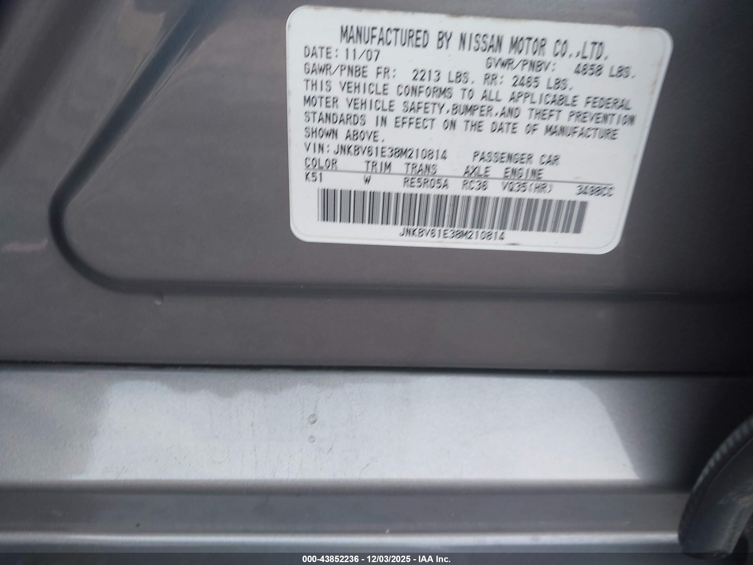 INFINITI G35 image 9