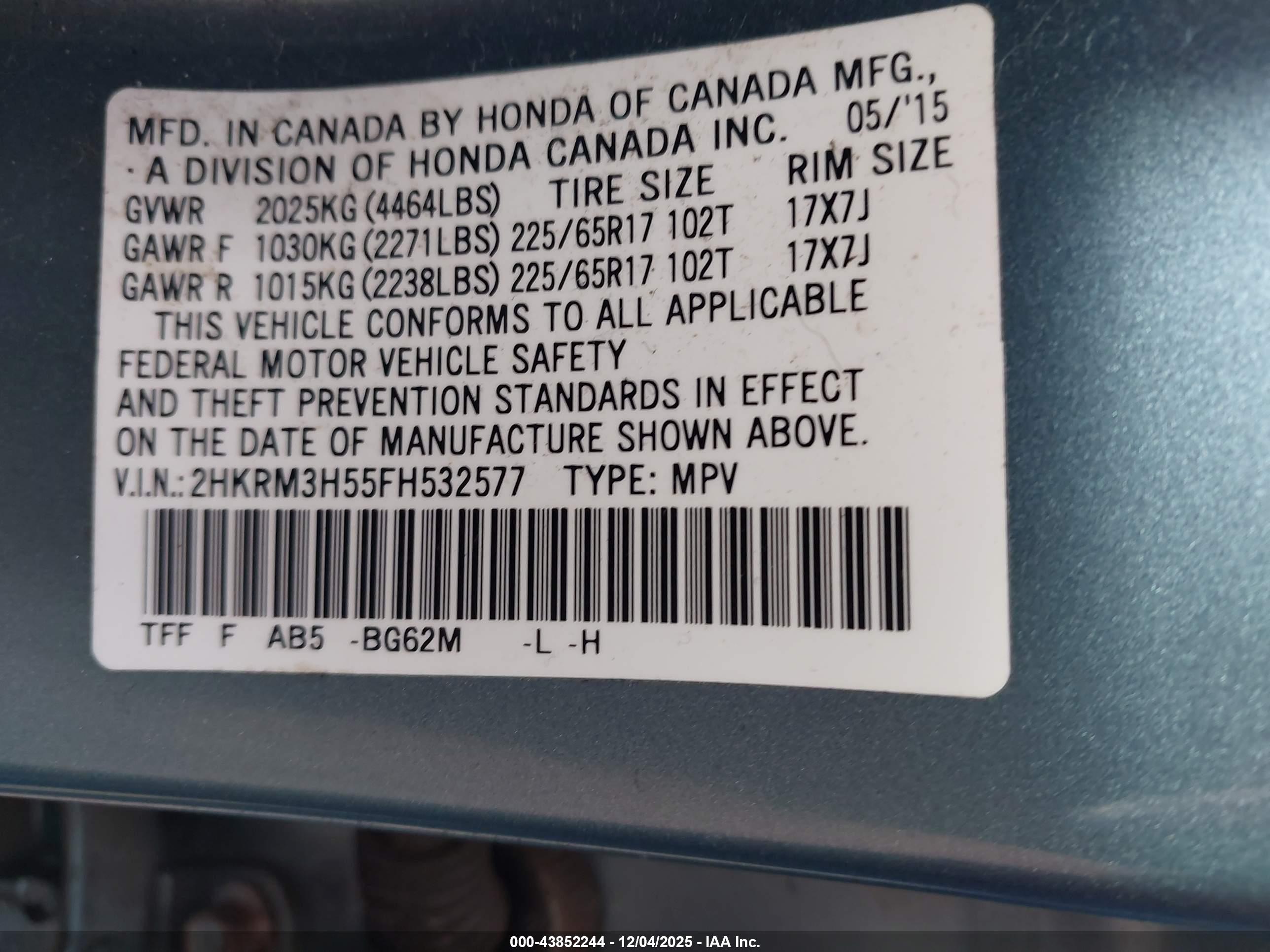 HONDA CR-V image 9