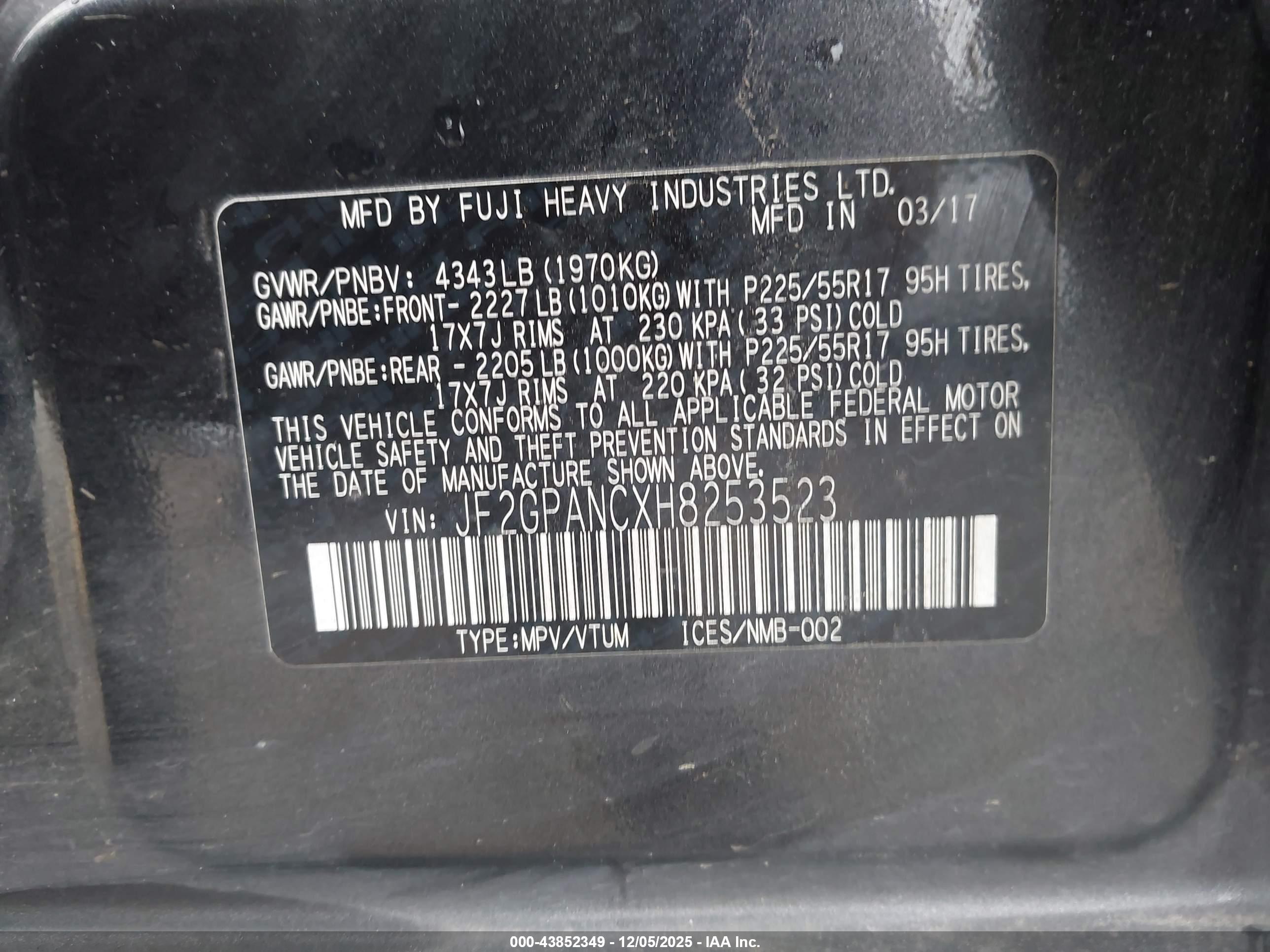 SUBARU CROSSTREK image 9