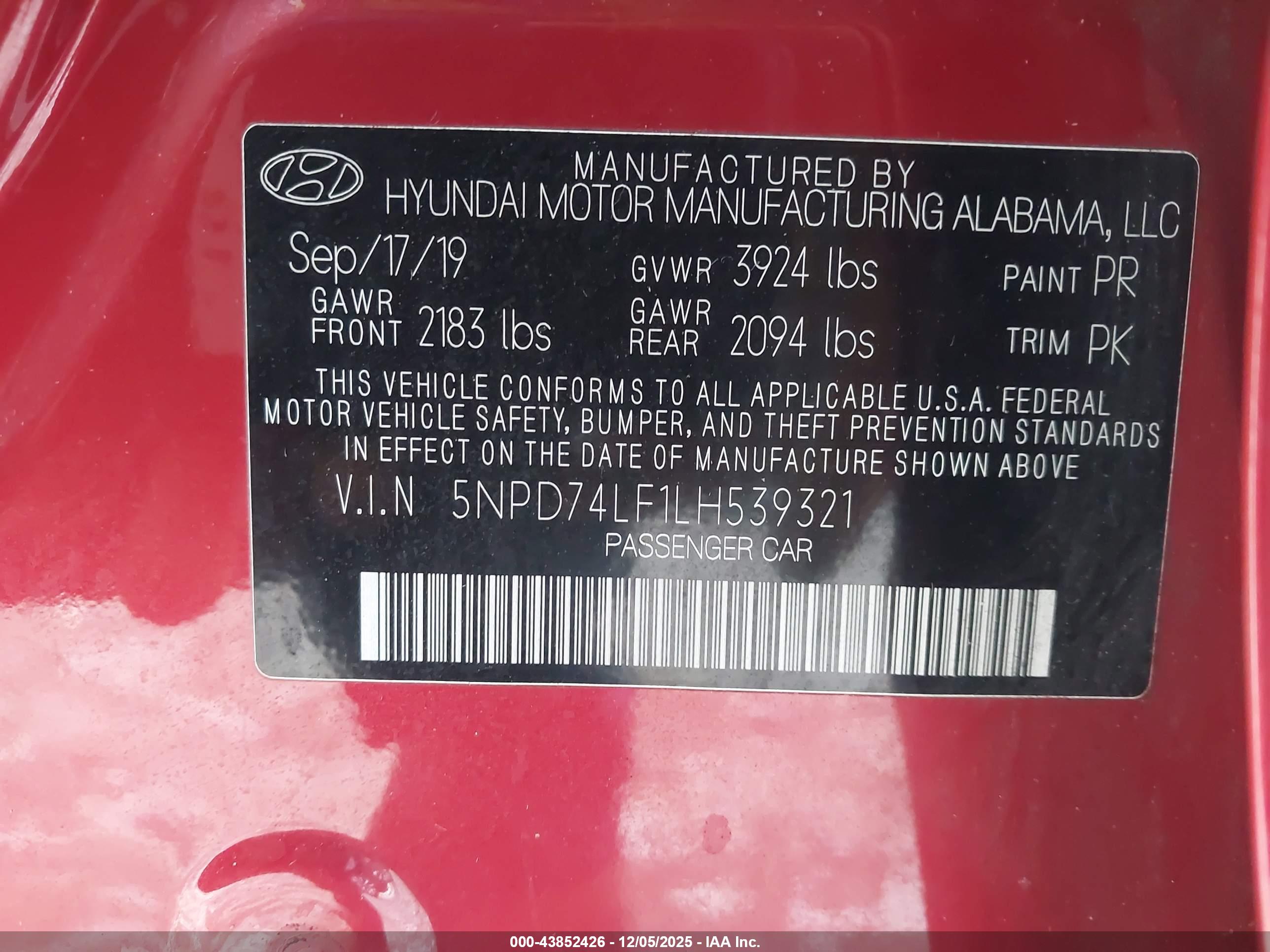 HYUNDAI ELANTRA image 9