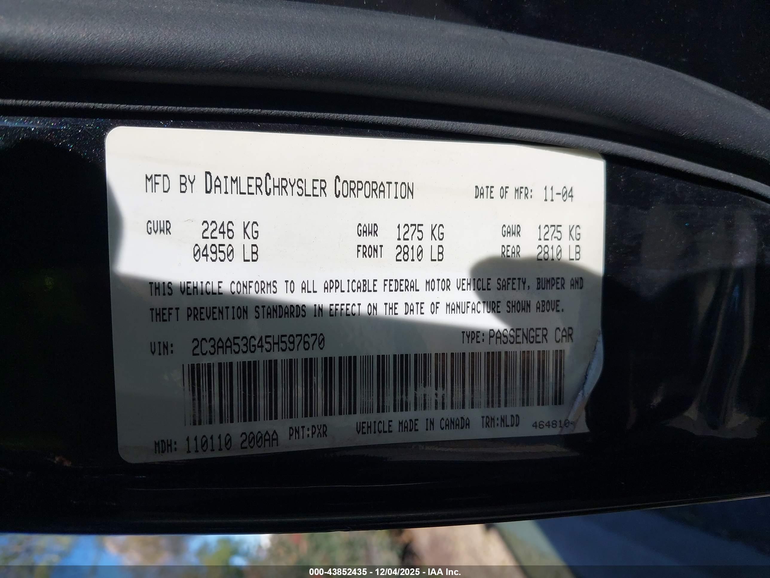 CHRYSLER 300 image 9