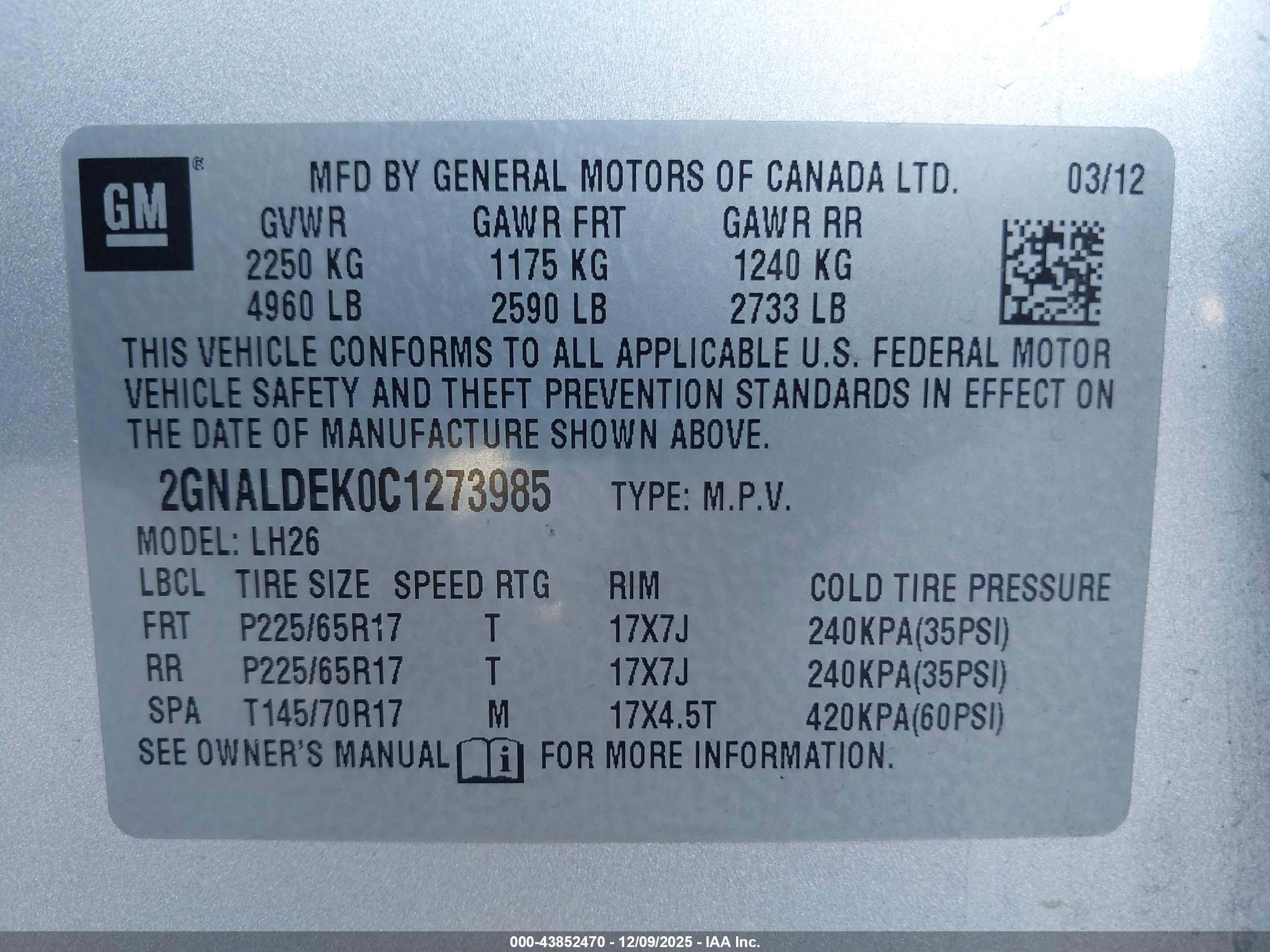 CHEVROLET EQUINOX image 9