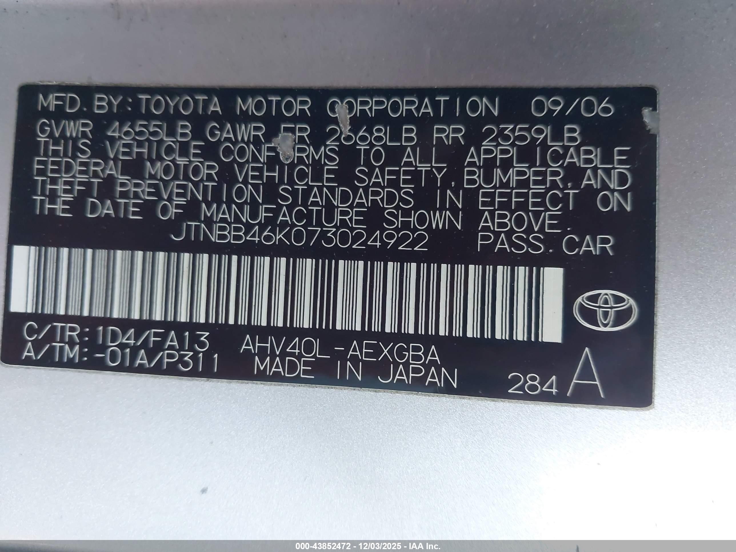 TOYOTA CAMRY image 9