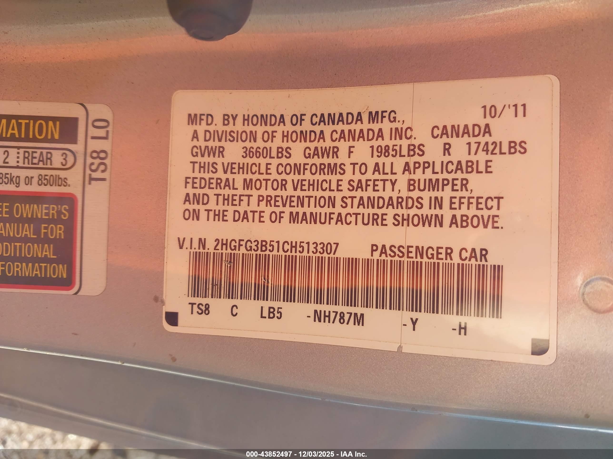 HONDA CIVIC image 9