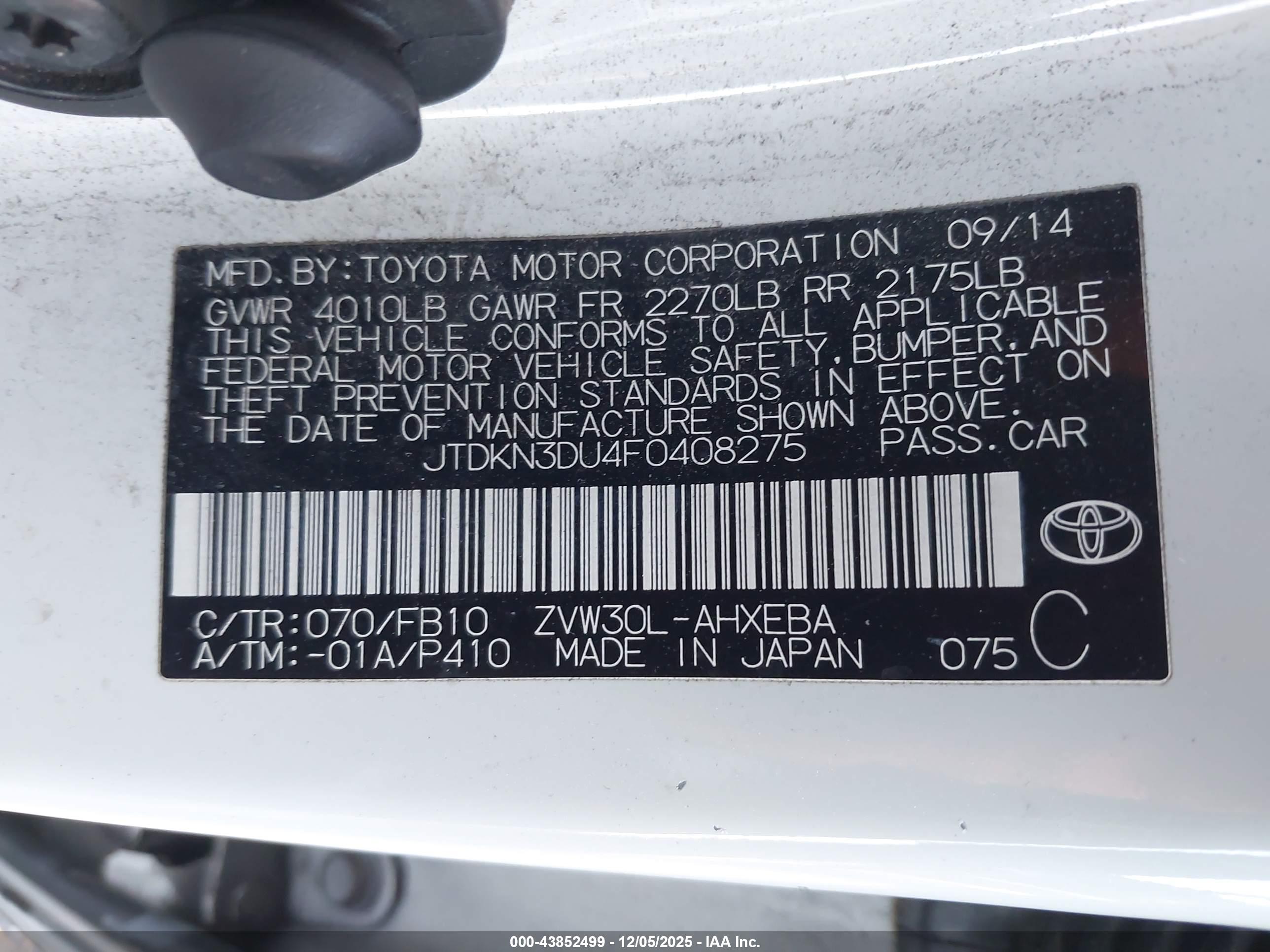 TOYOTA PRIUS image 9