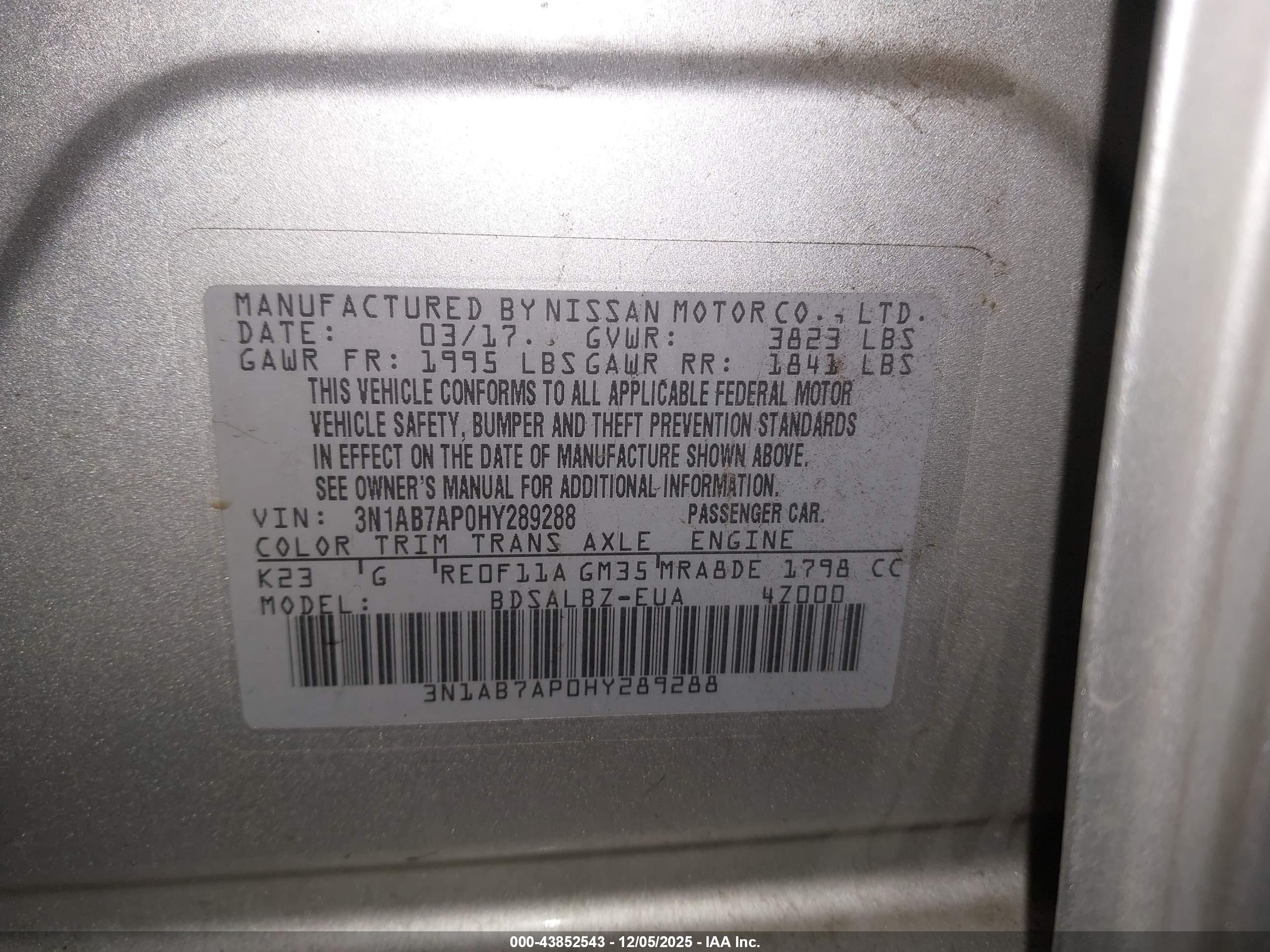 NISSAN SENTRA image 9