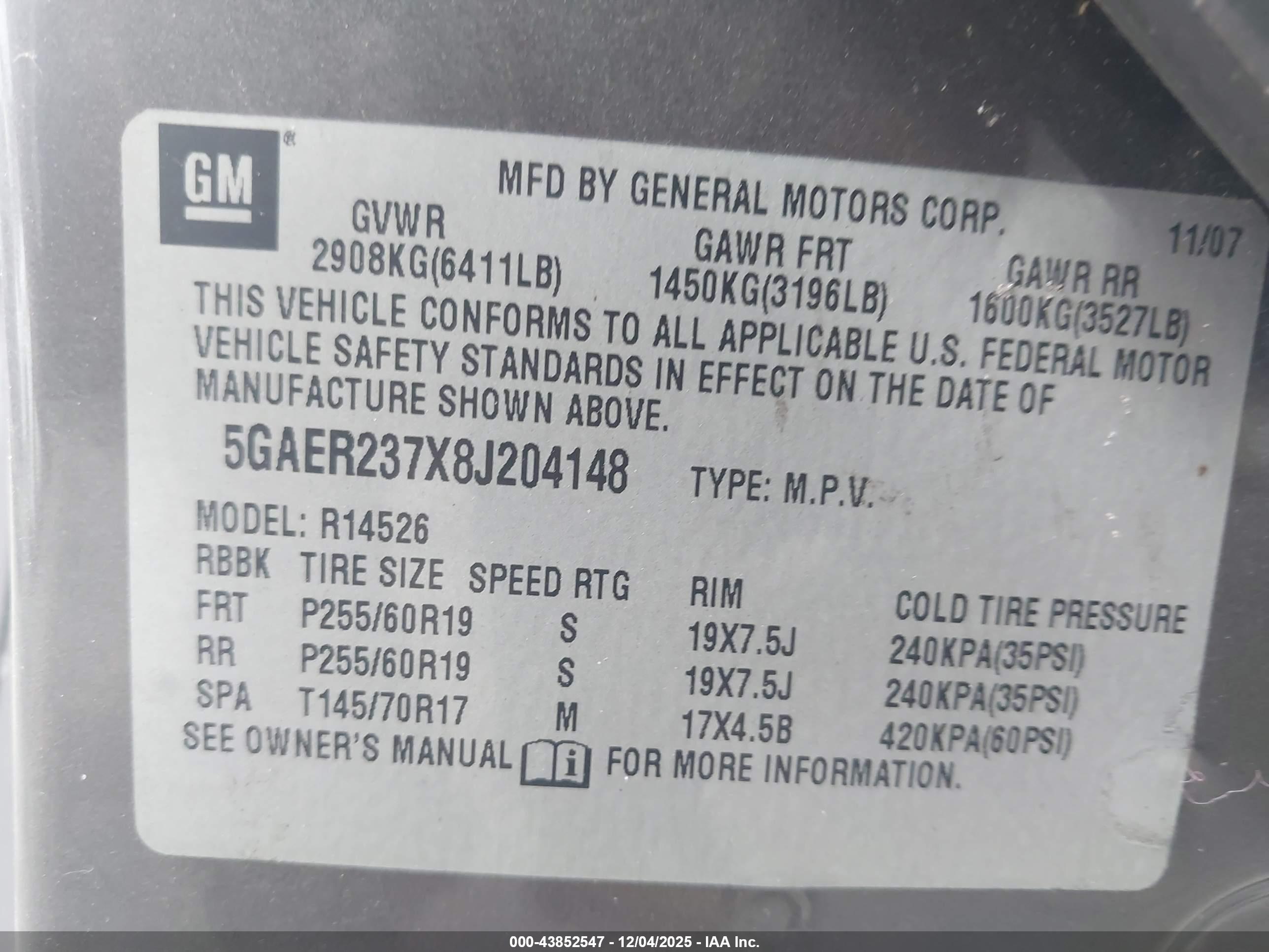 BUICK ENCLAVE image 9