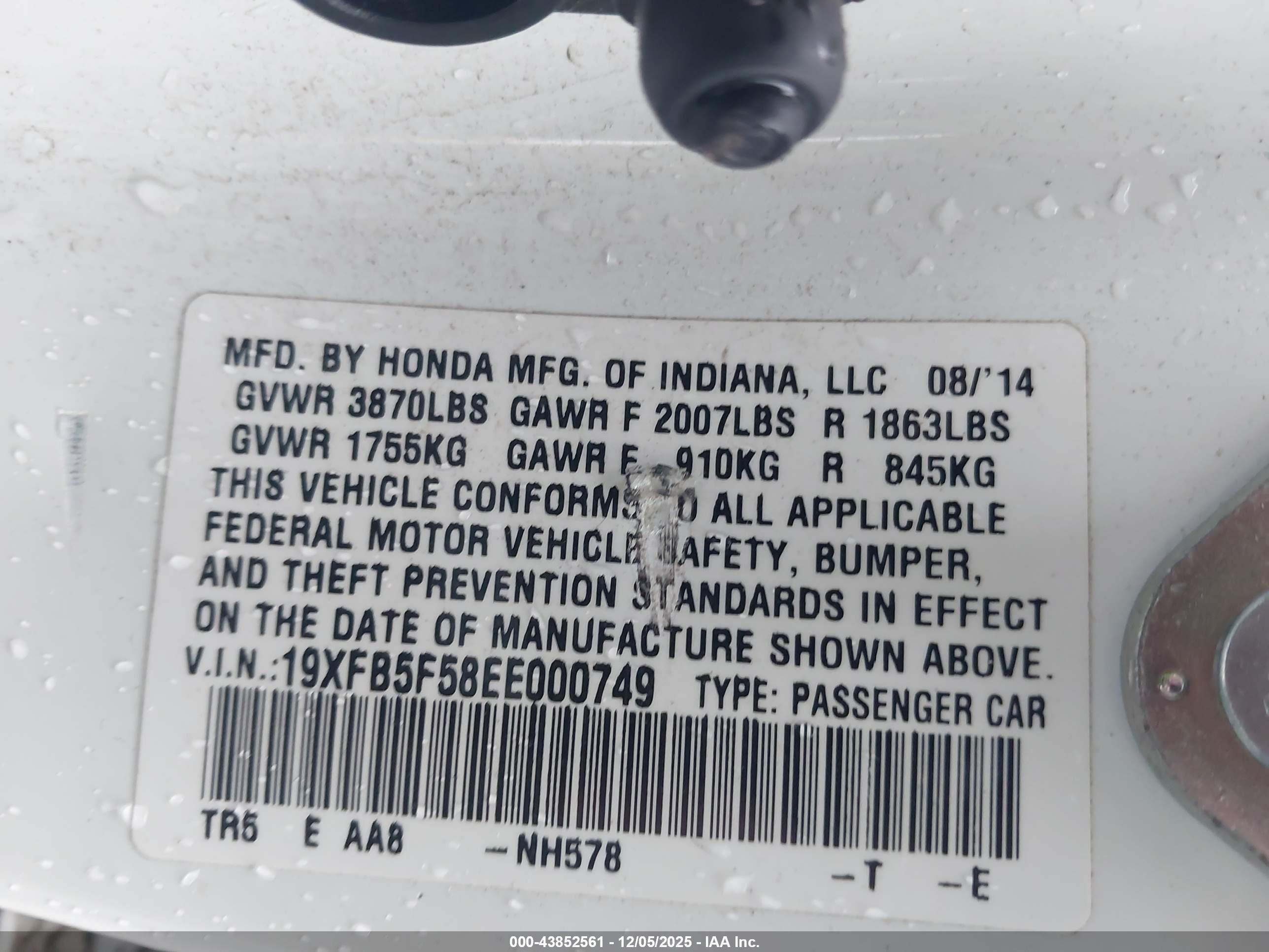 HONDA CIVIC image 9