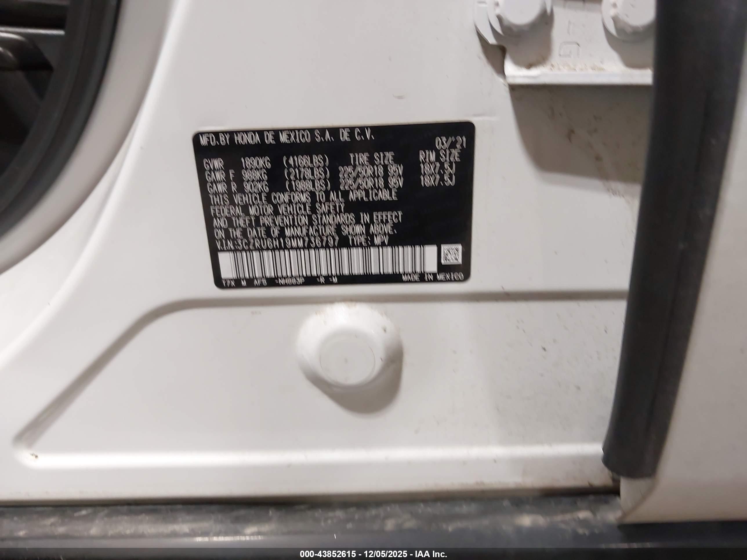 HONDA HR-V image 9