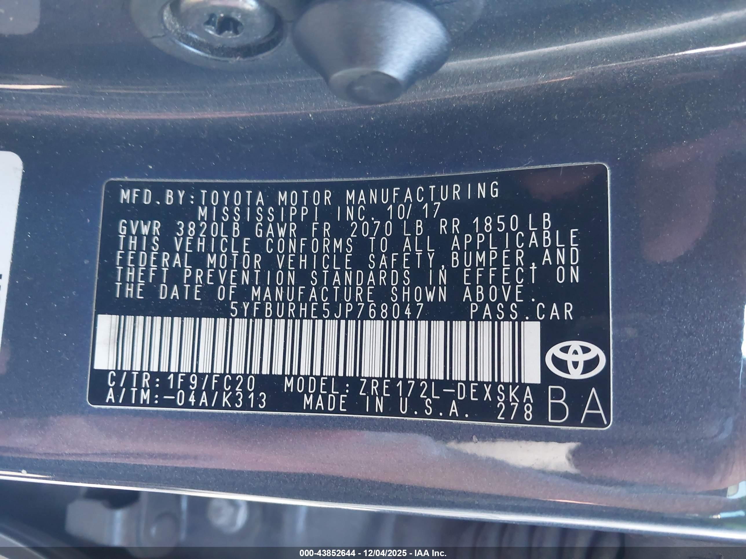 TOYOTA COROLLA image 9