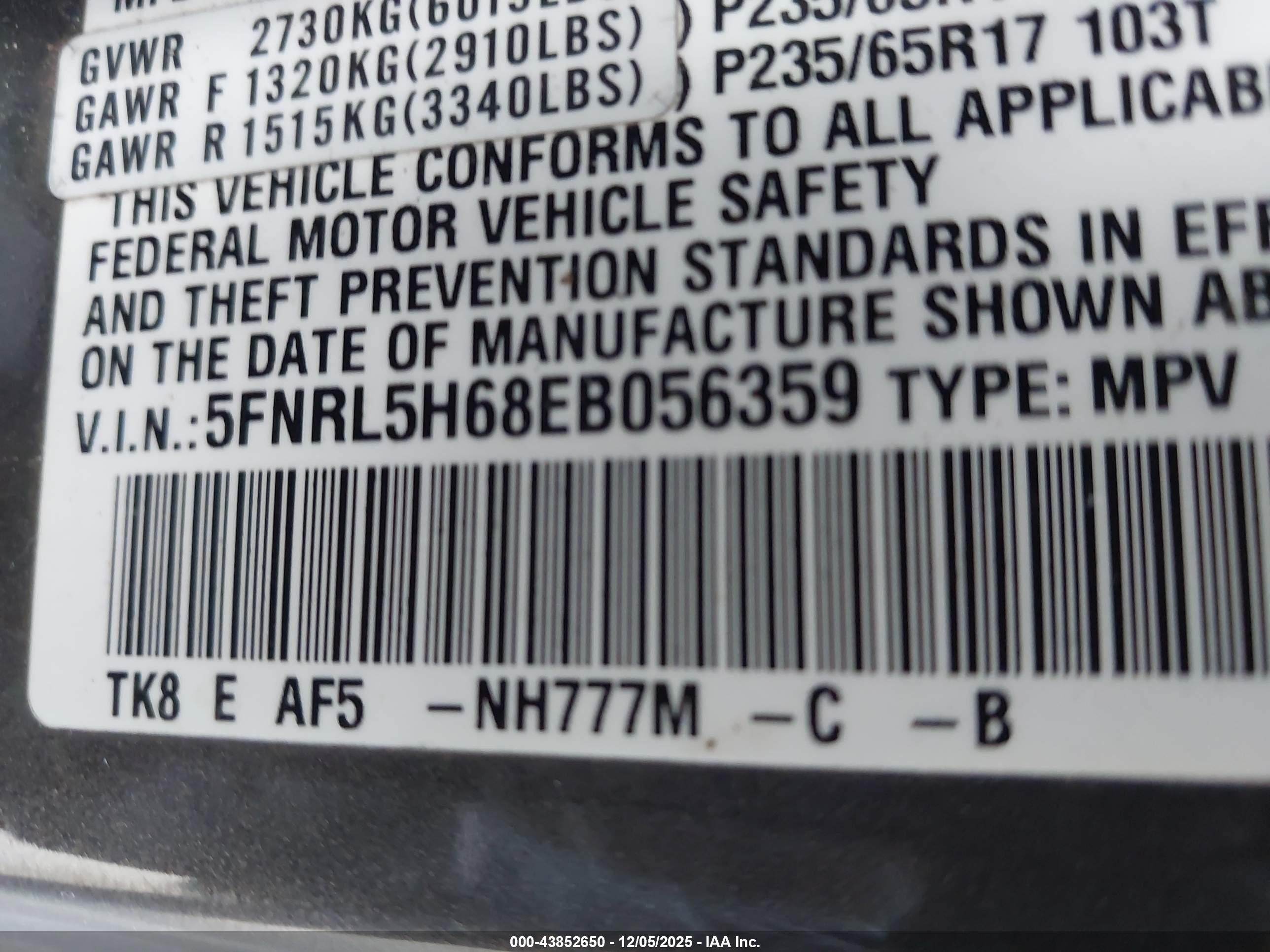 HONDA ODYSSEY image 9