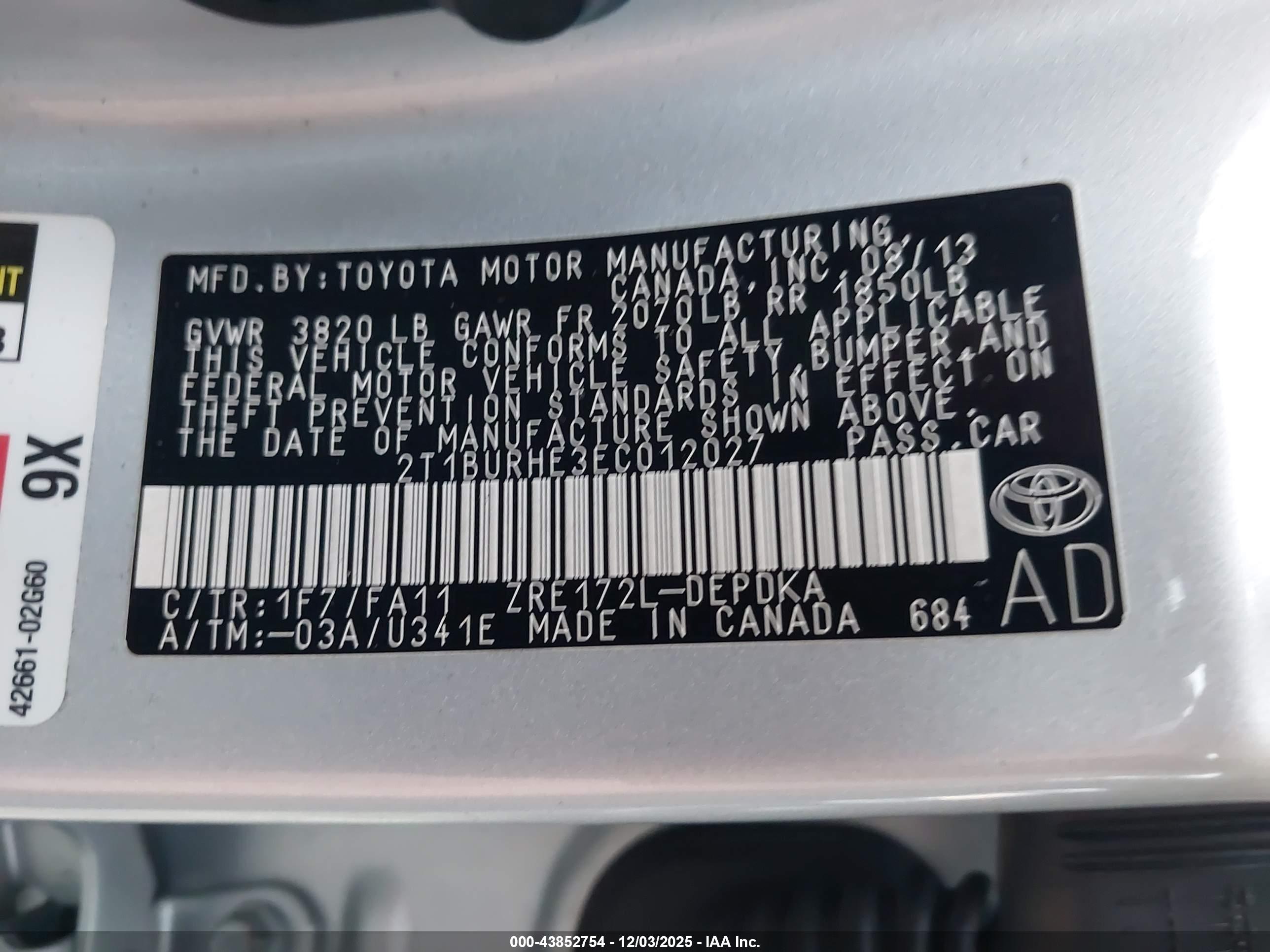 TOYOTA COROLLA image 9
