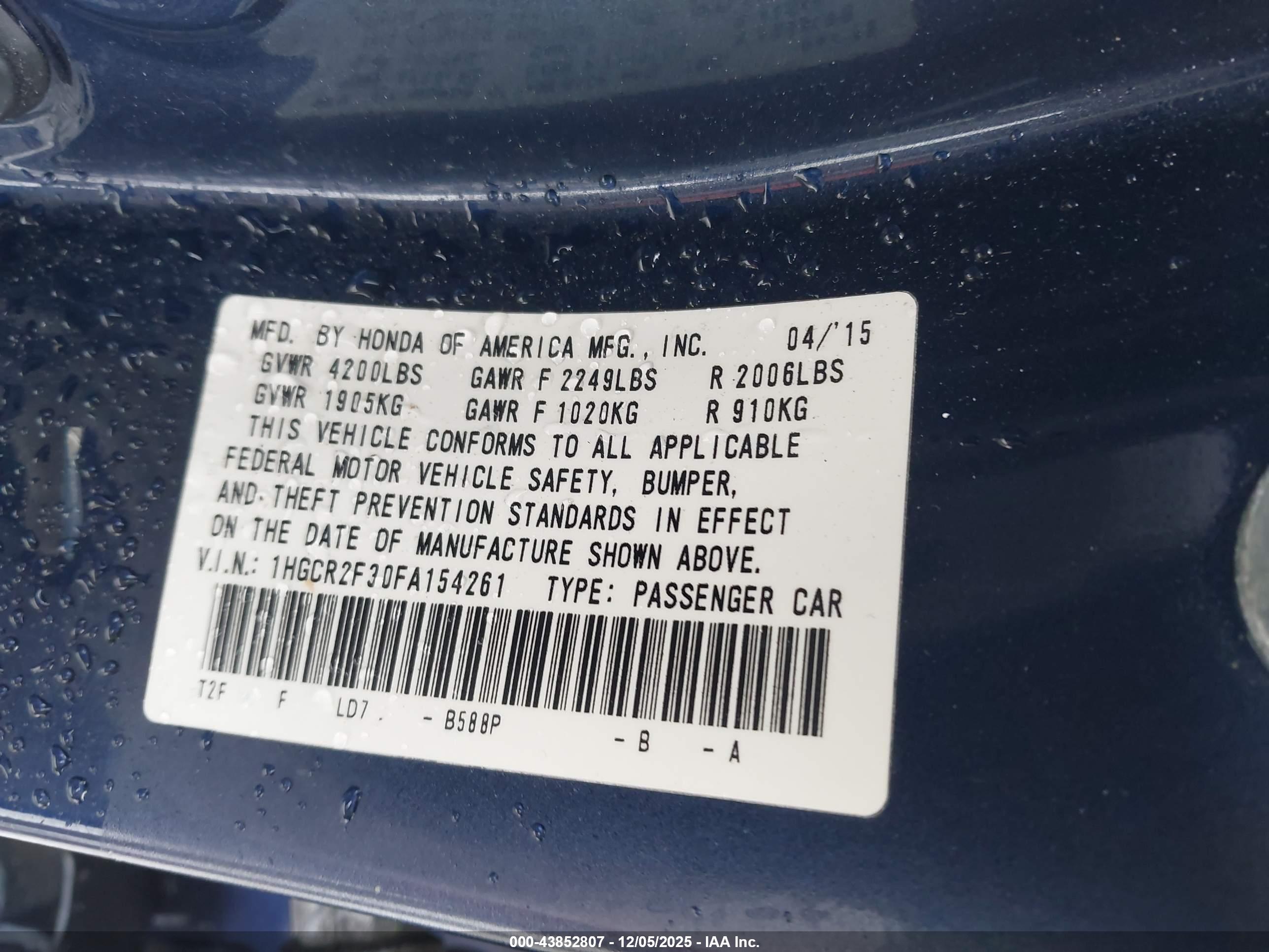 HONDA ACCORD image 9