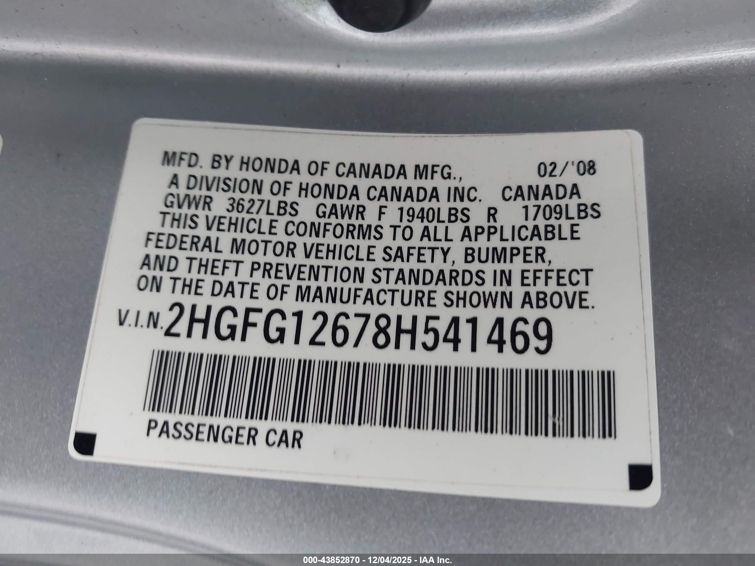 HONDA CIVIC image 9