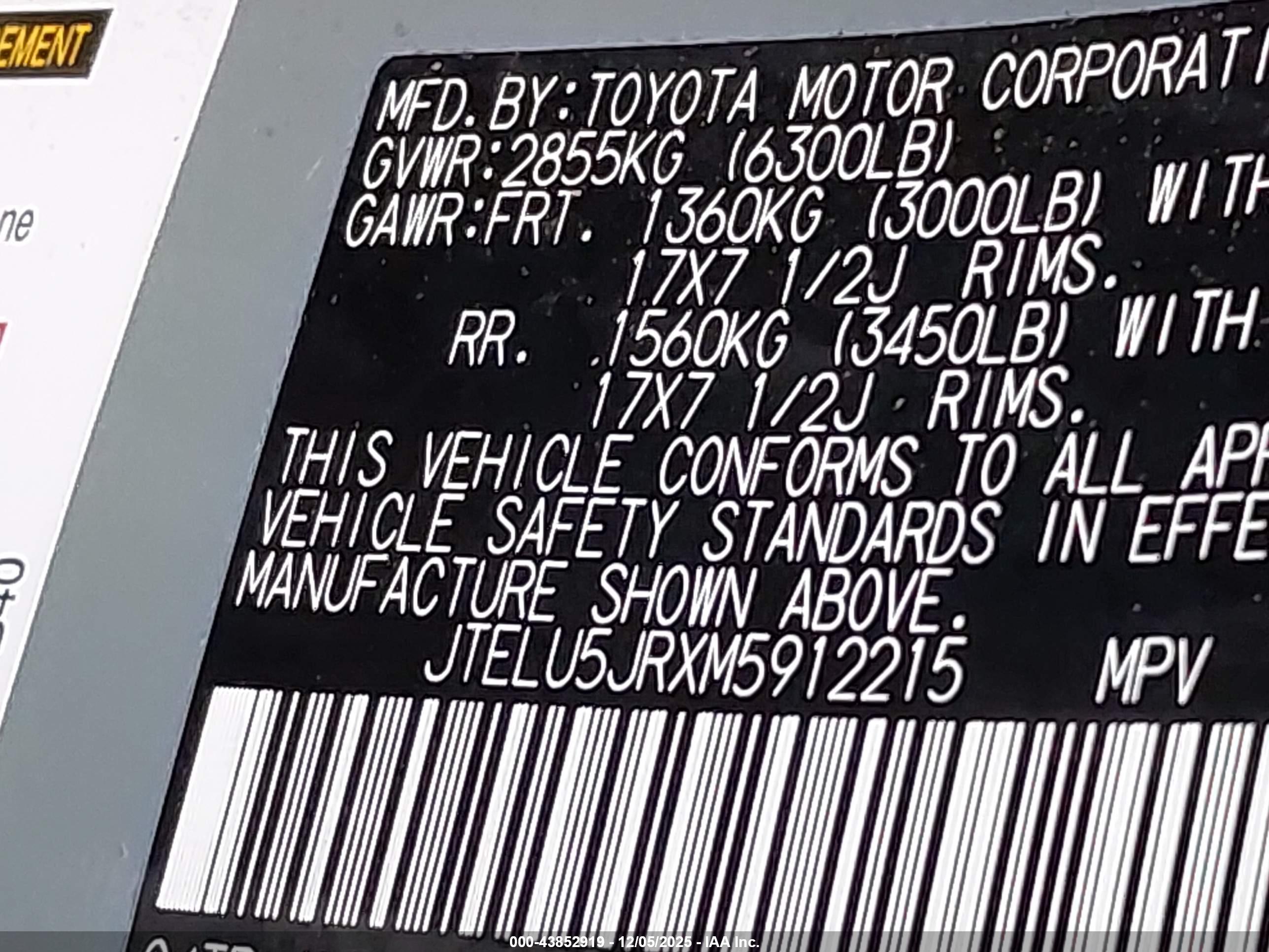 TOYOTA 4RUNNER image 9