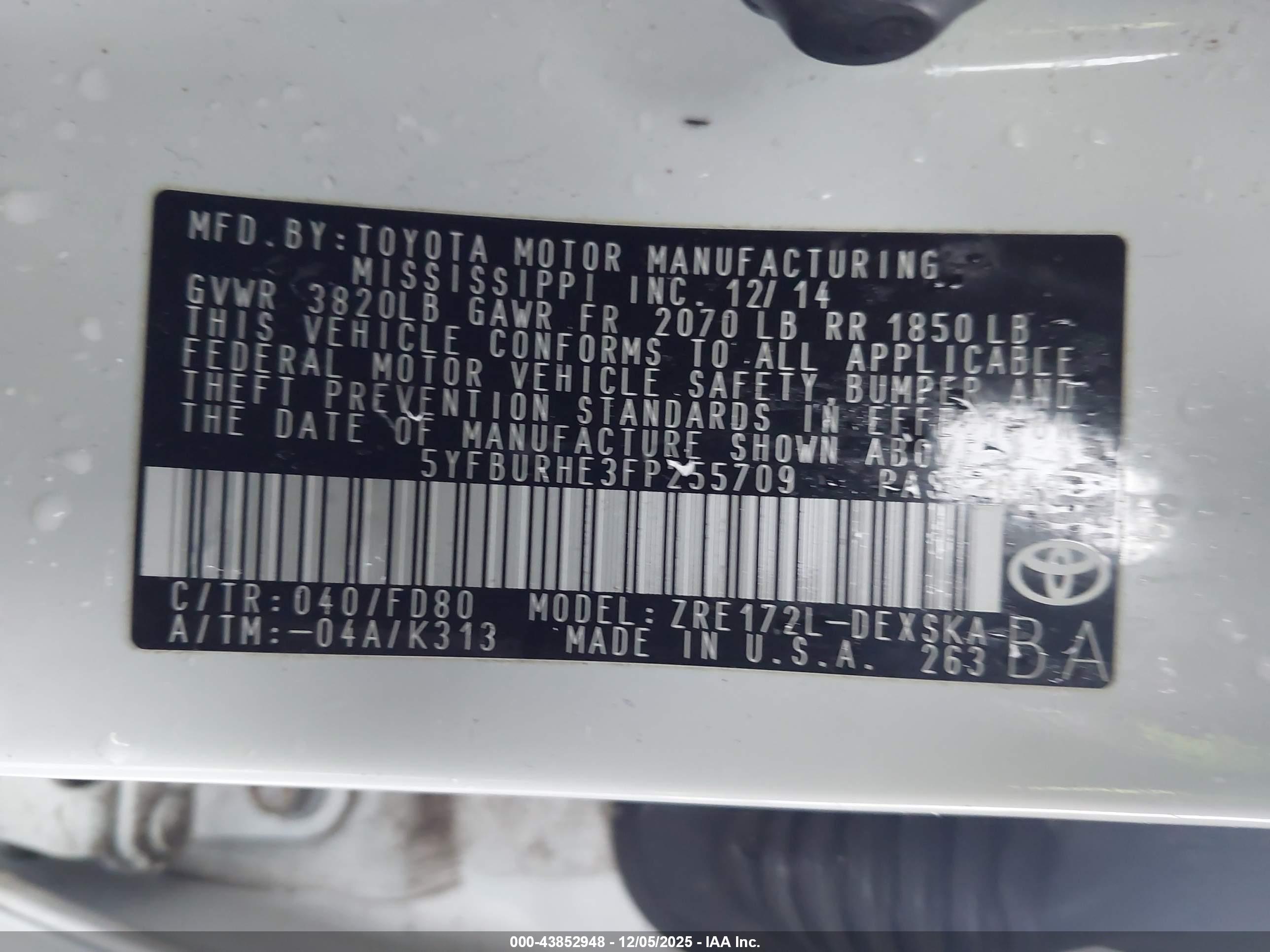 TOYOTA COROLLA image 9