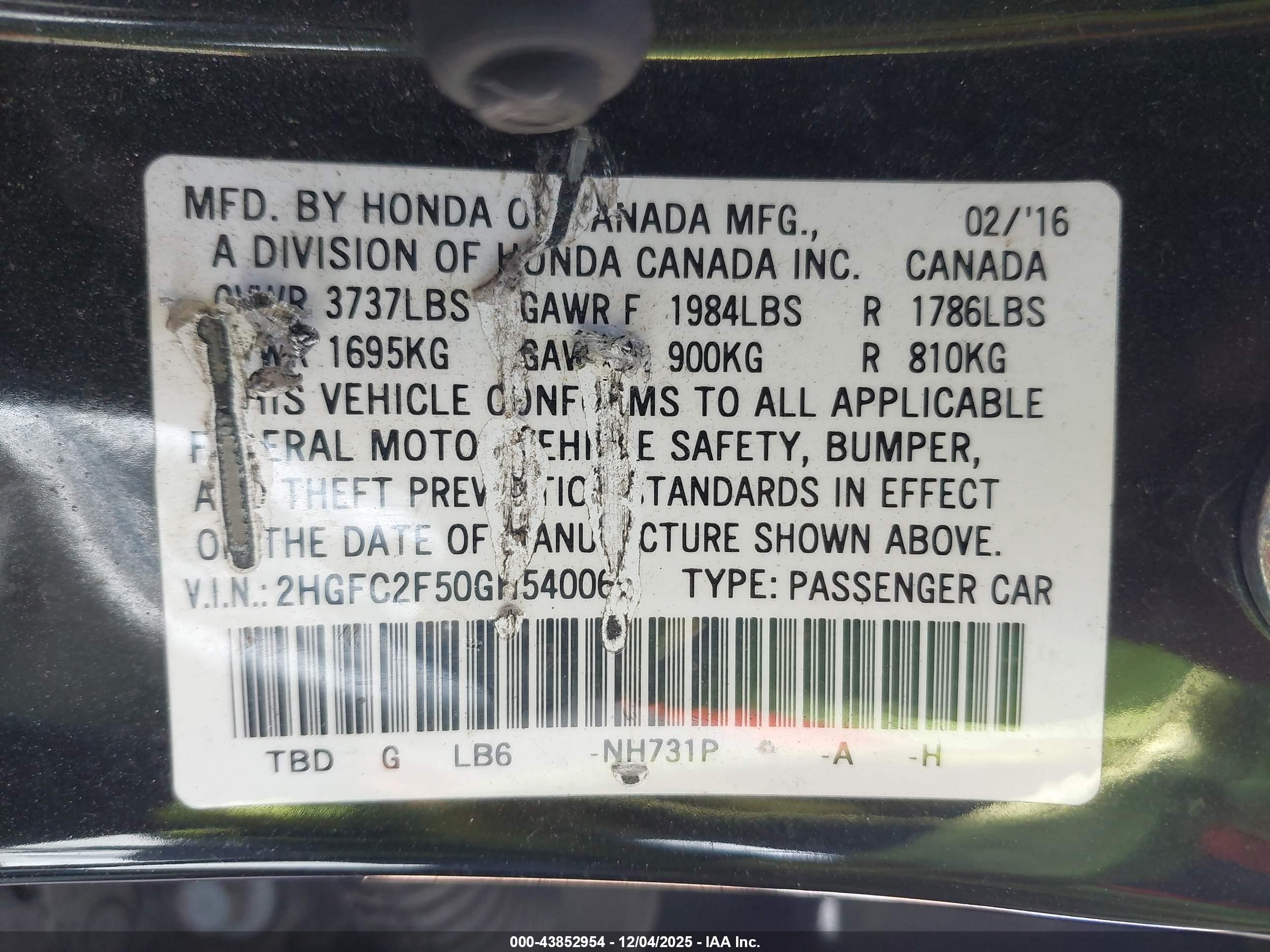 HONDA CIVIC image 9