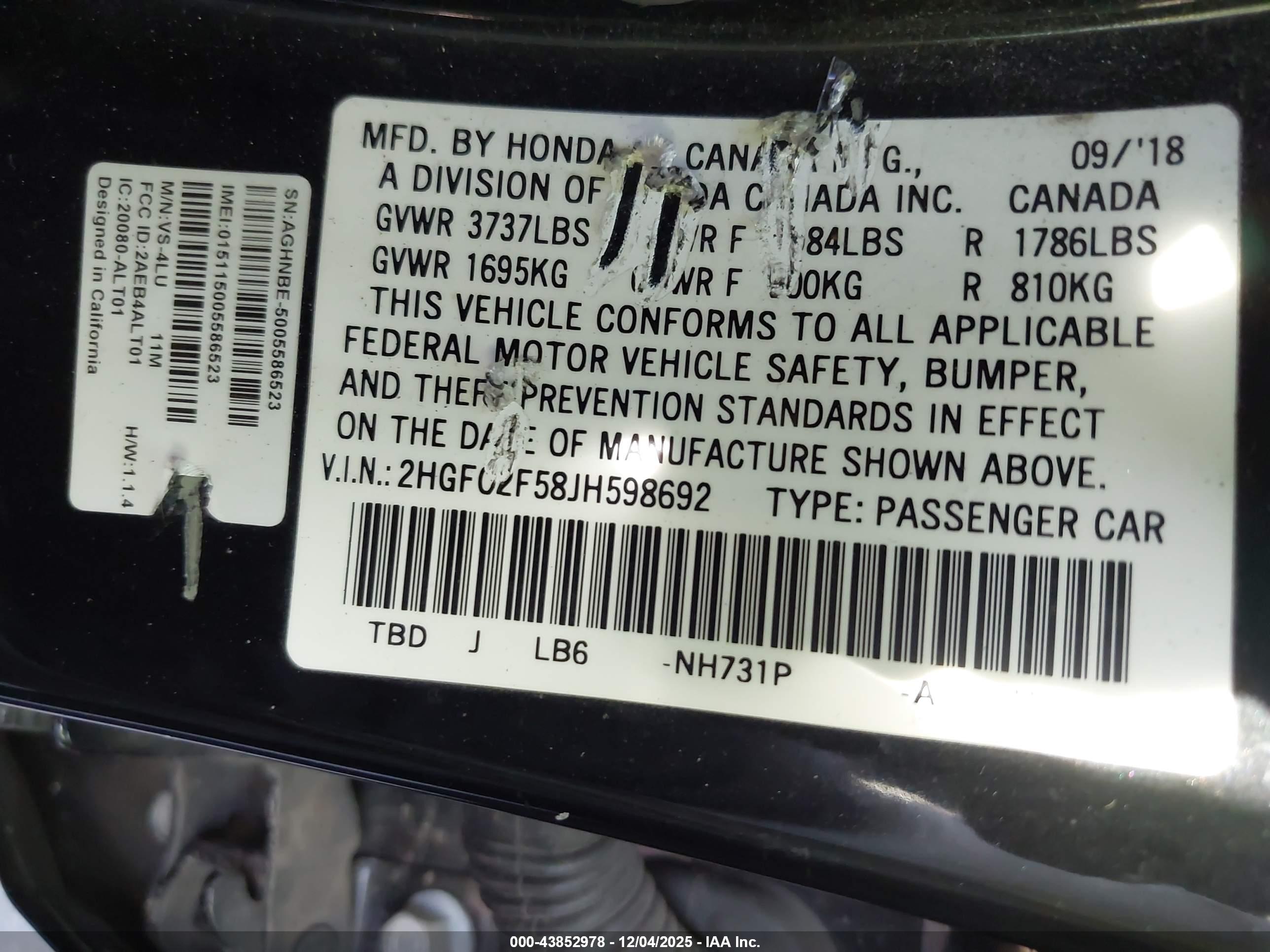 HONDA CIVIC image 9