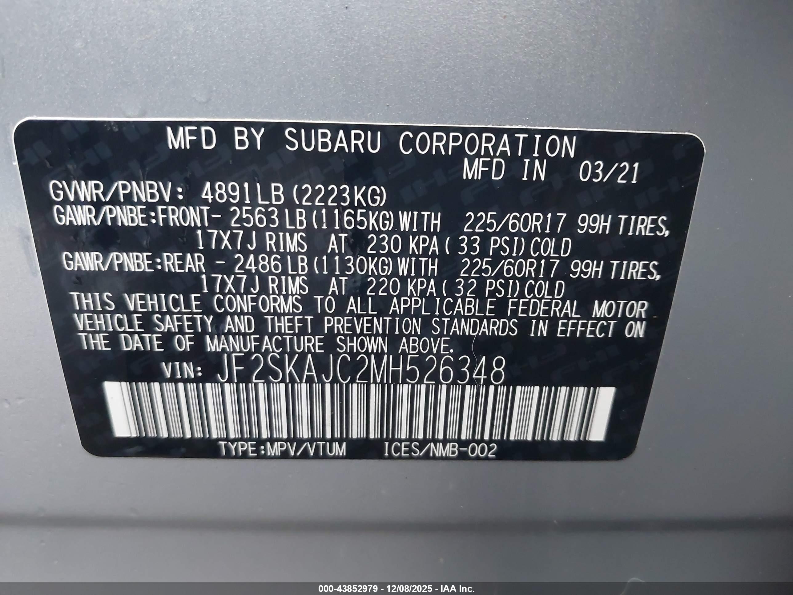 SUBARU FORESTER image 9