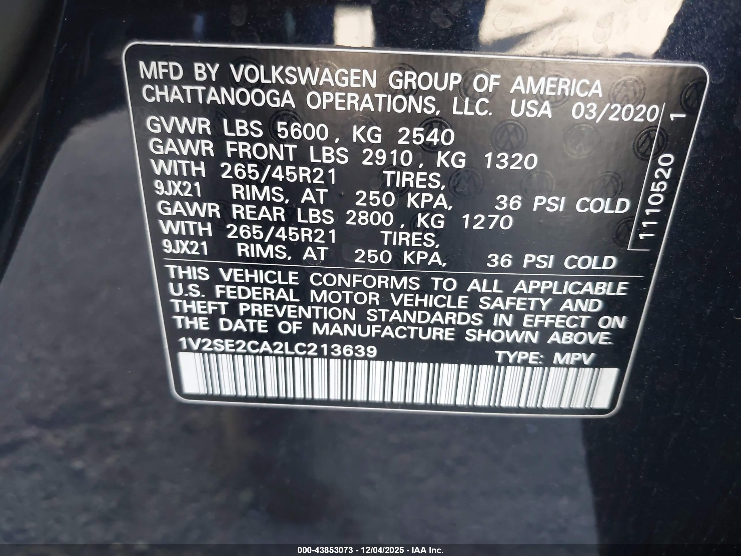 VOLKSWAGEN ATLAS image 9