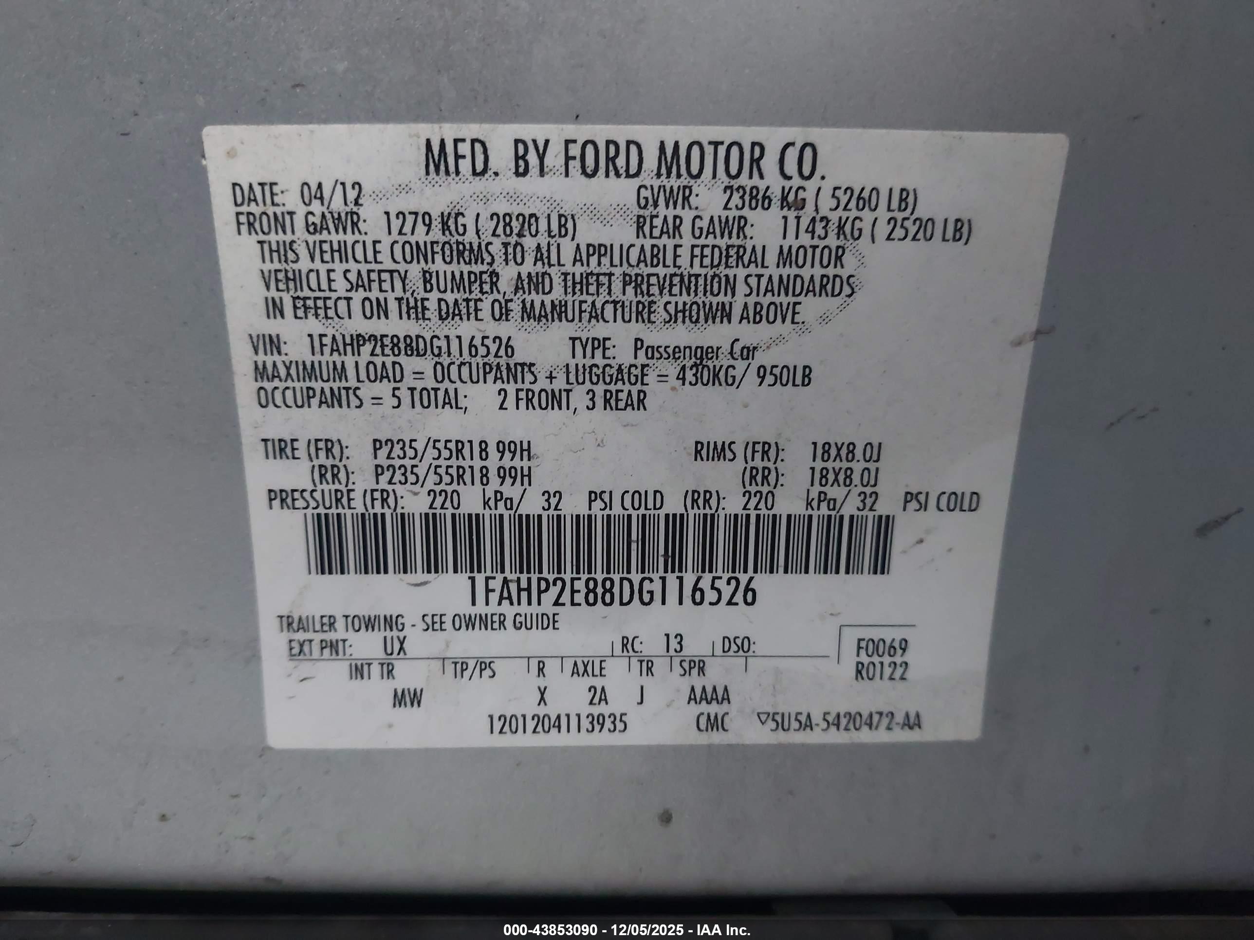 FORD TAURUS image 9