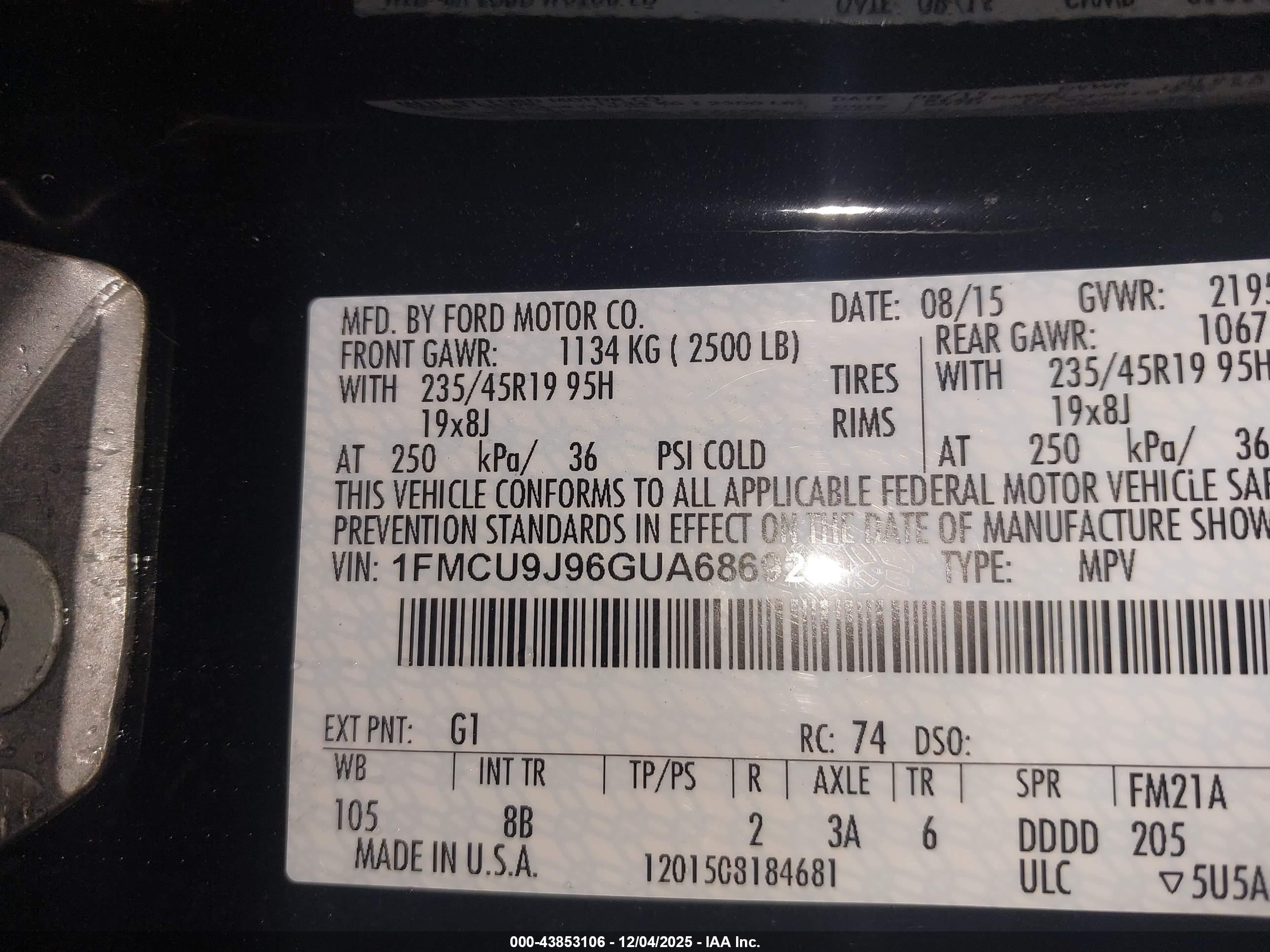 FORD ESCAPE image 9