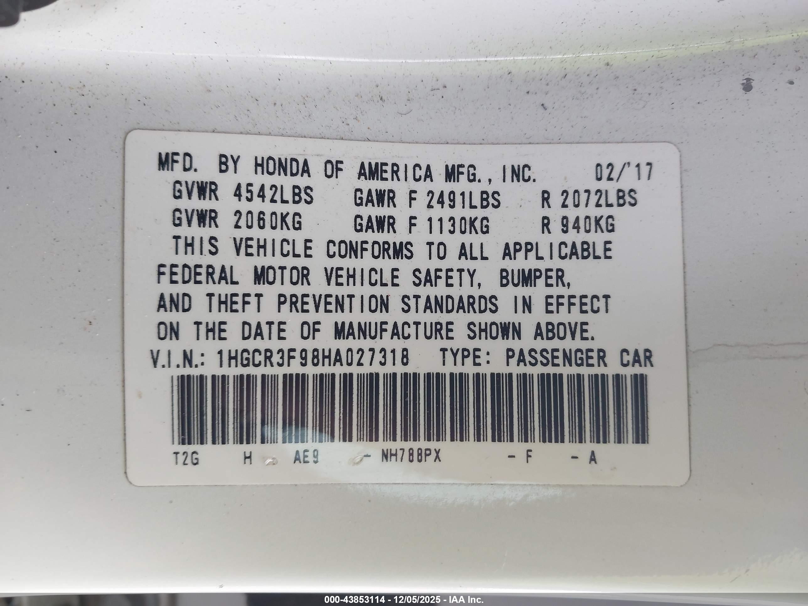 HONDA ACCORD image 9