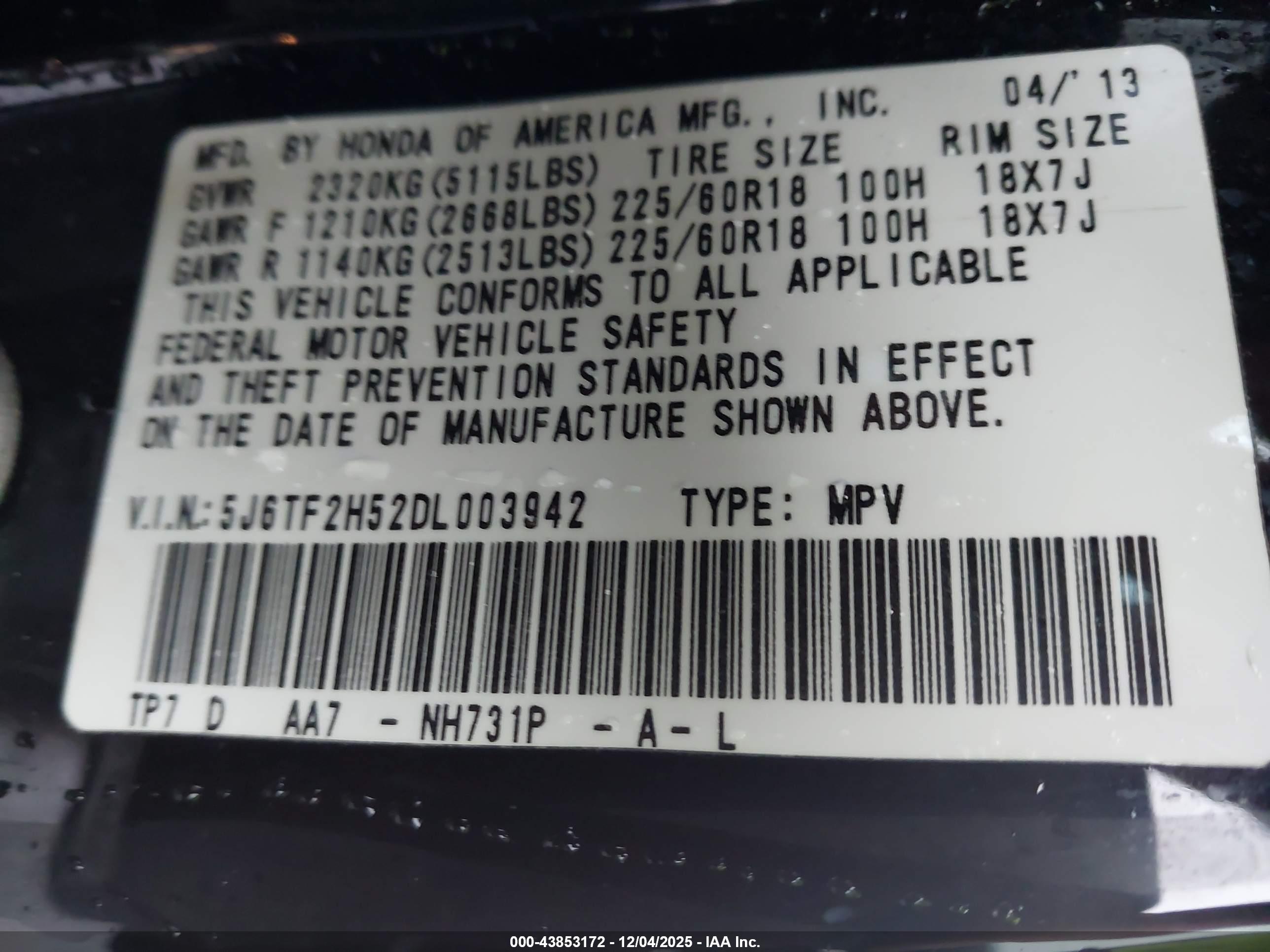 HONDA CROSSTOUR image 9