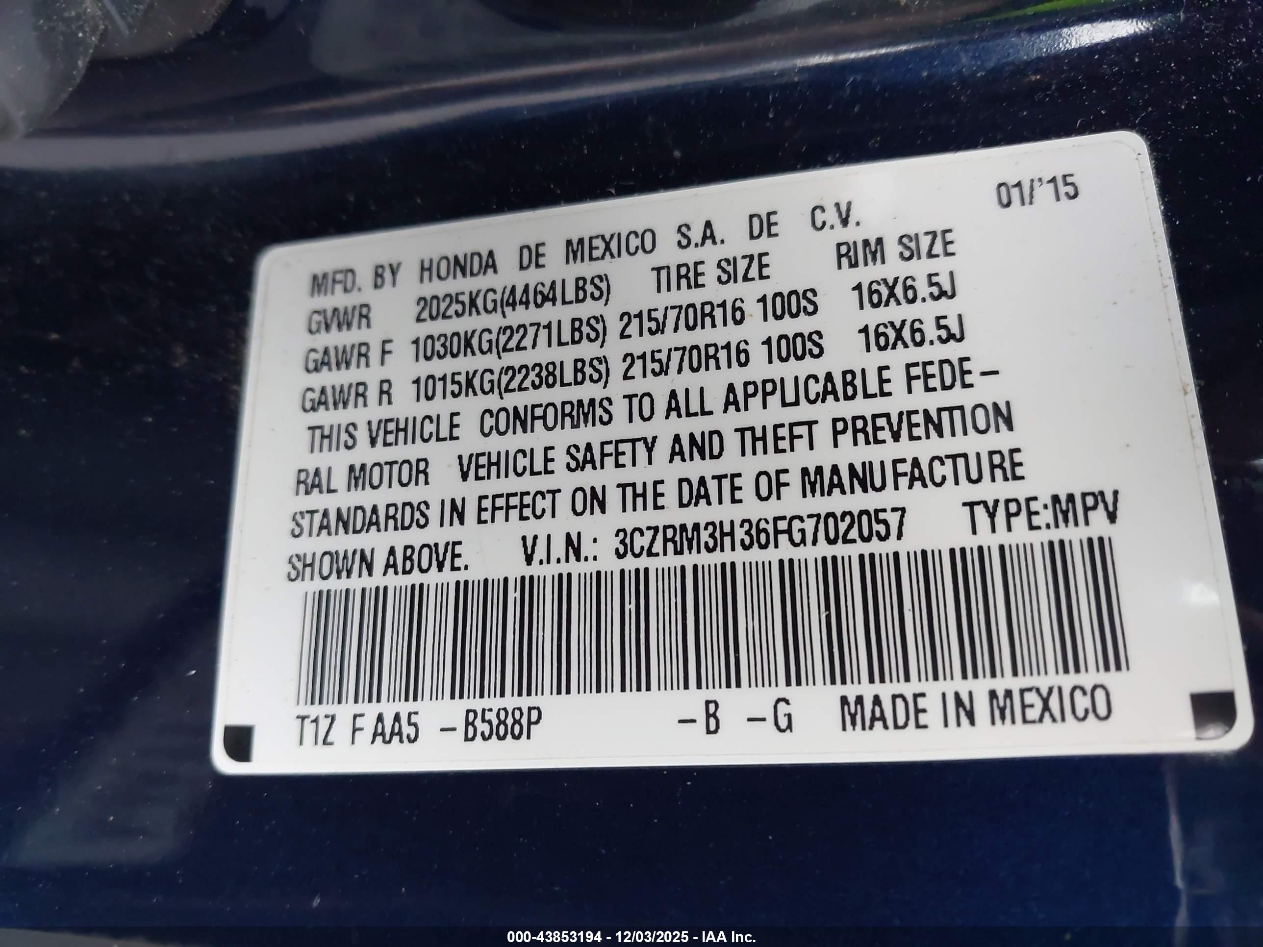 HONDA CR-V image 9