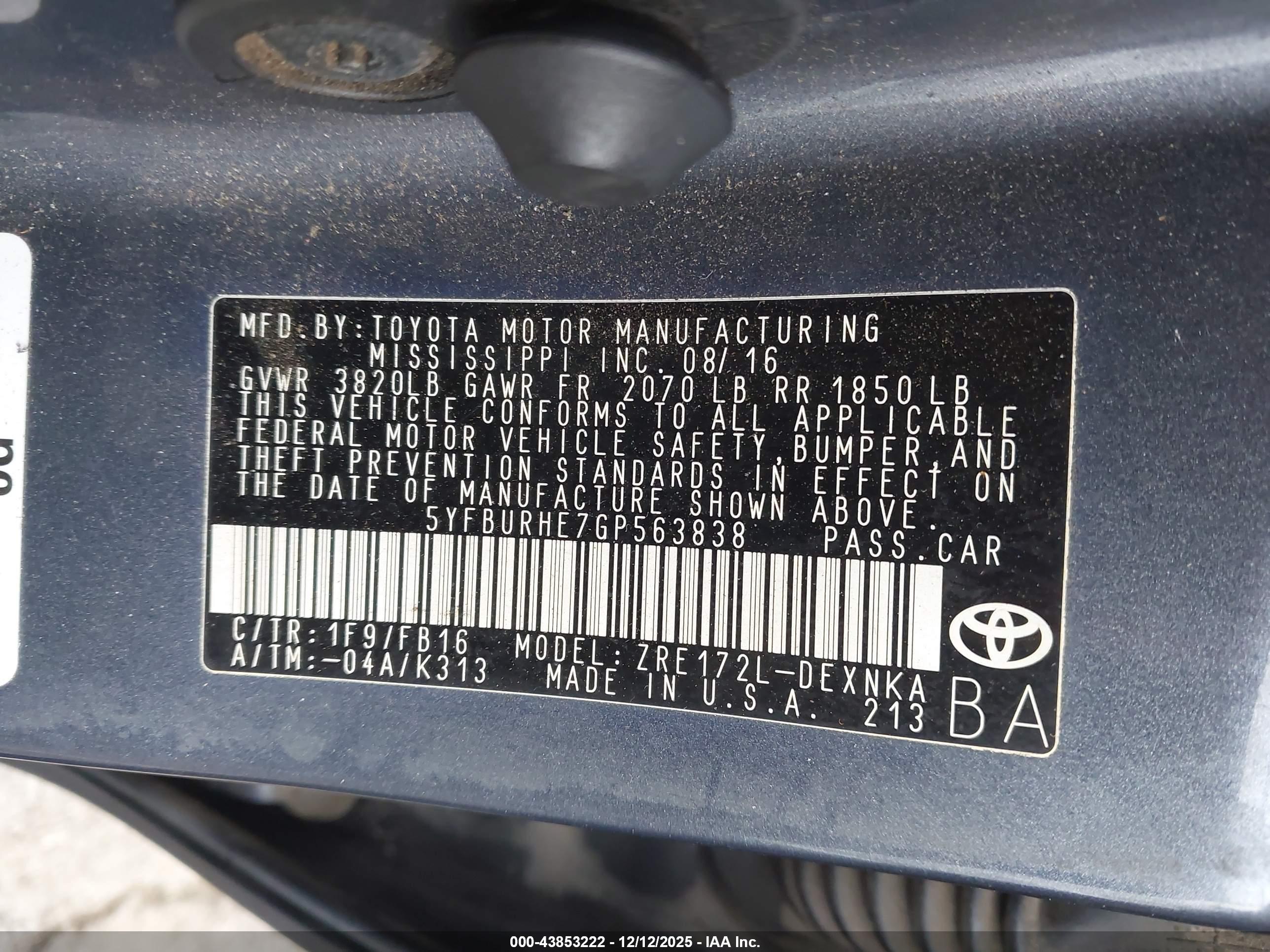 TOYOTA COROLLA image 9