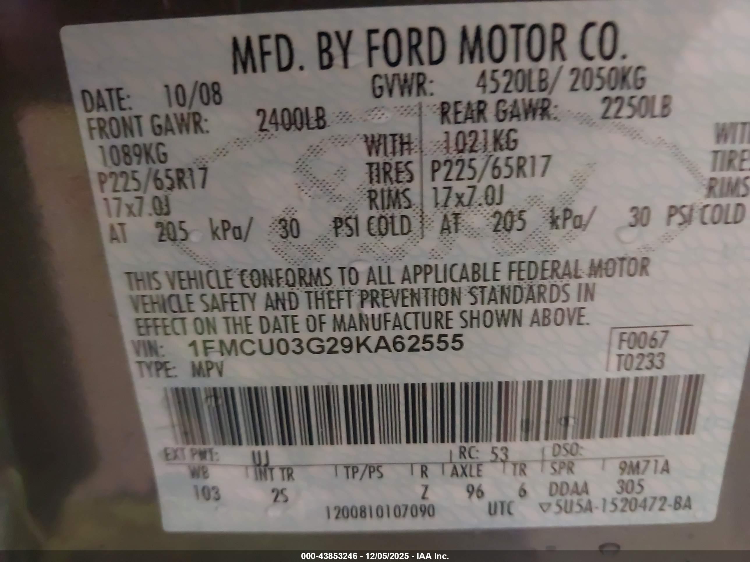 FORD ESCAPE image 9