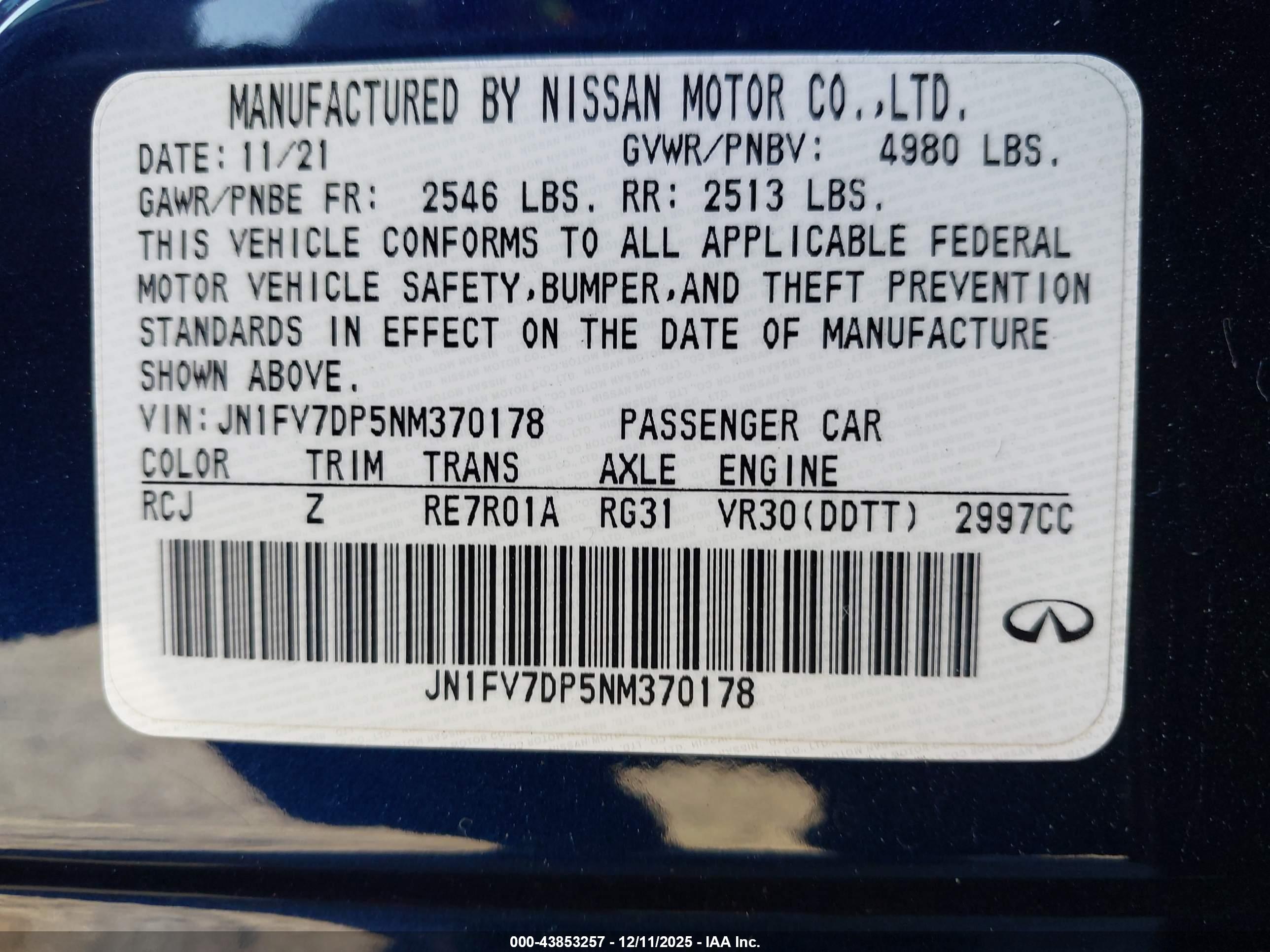 INFINITI Q50 image 9