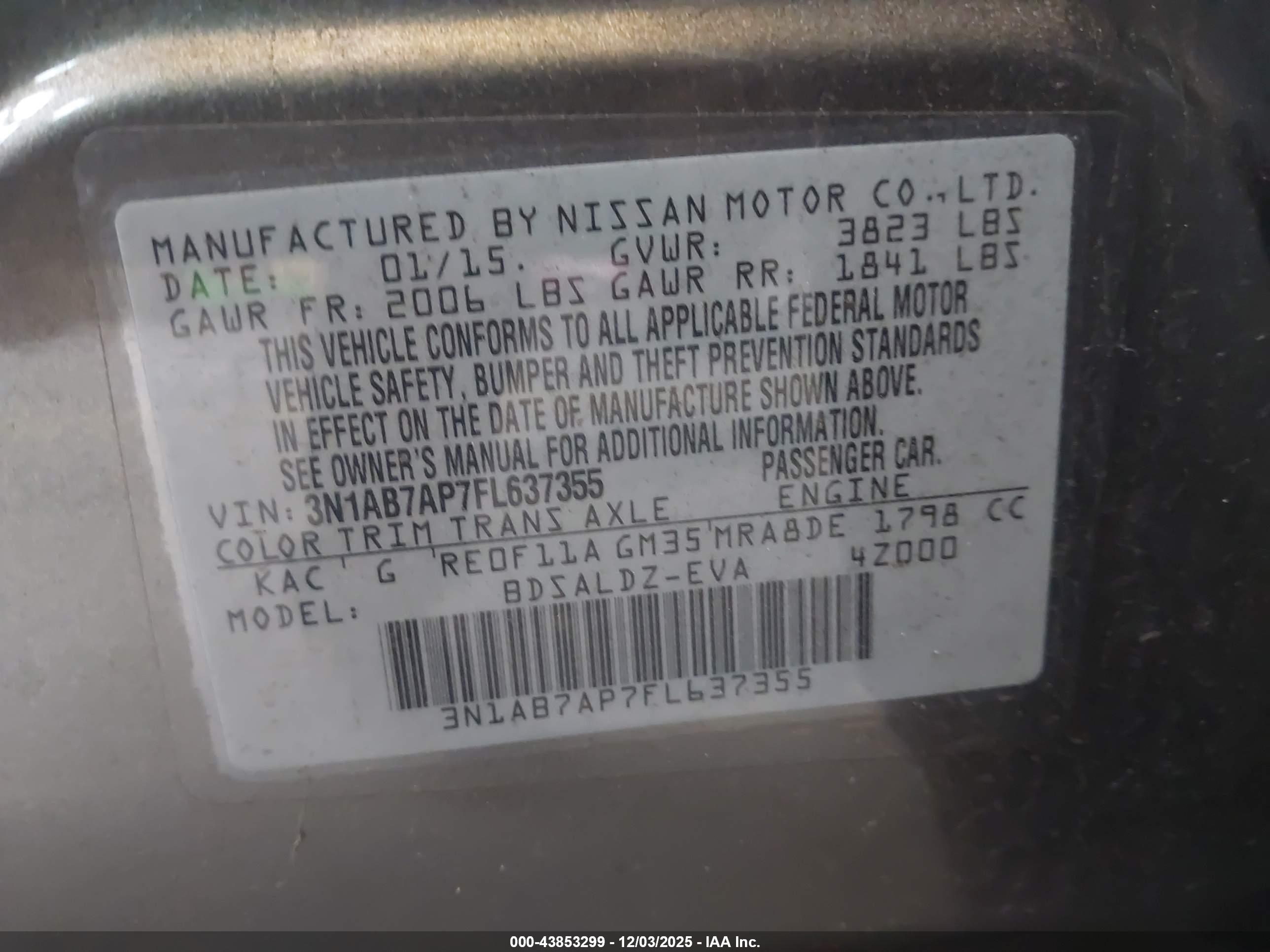 NISSAN SENTRA image 9
