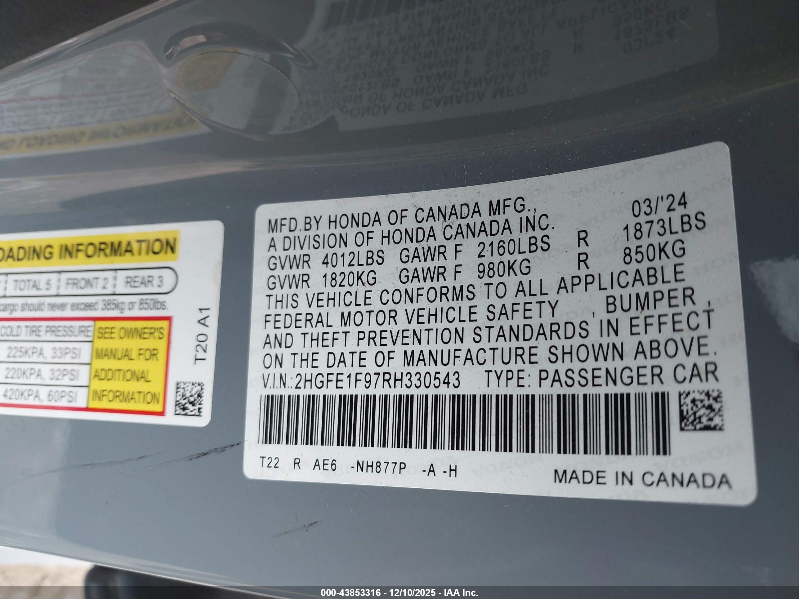 HONDA CIVIC image 9