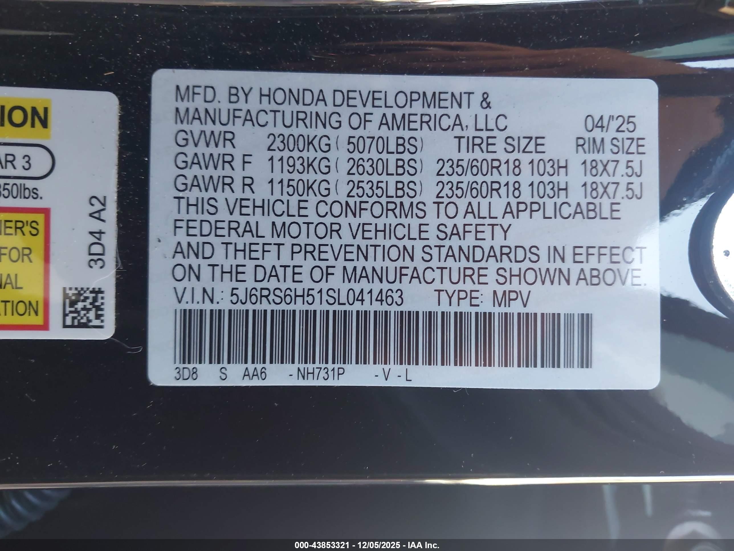 HONDA CR-V image 9
