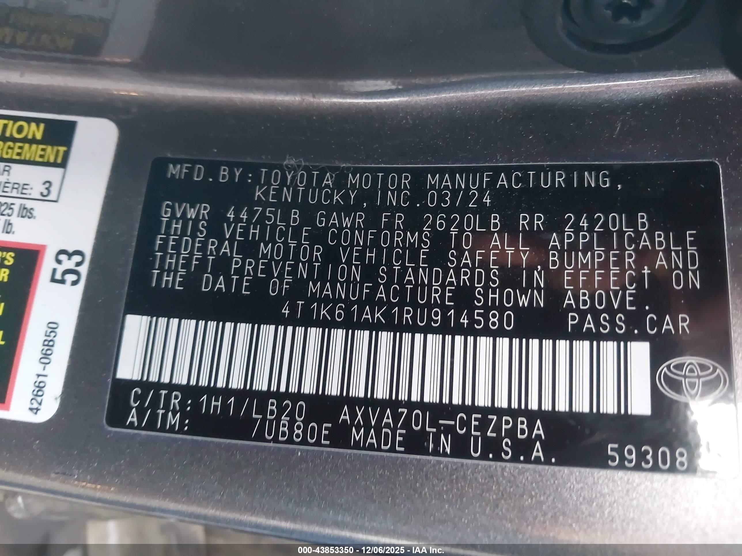TOYOTA CAMRY image 9