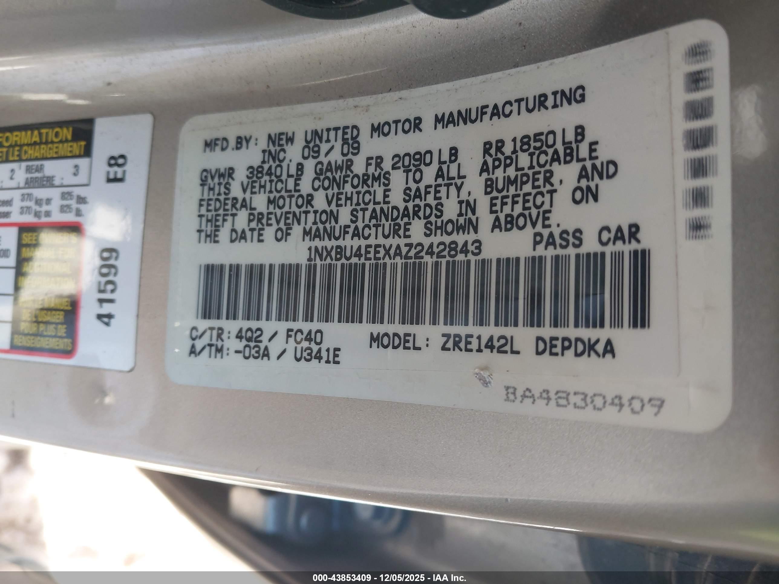 TOYOTA COROLLA image 9