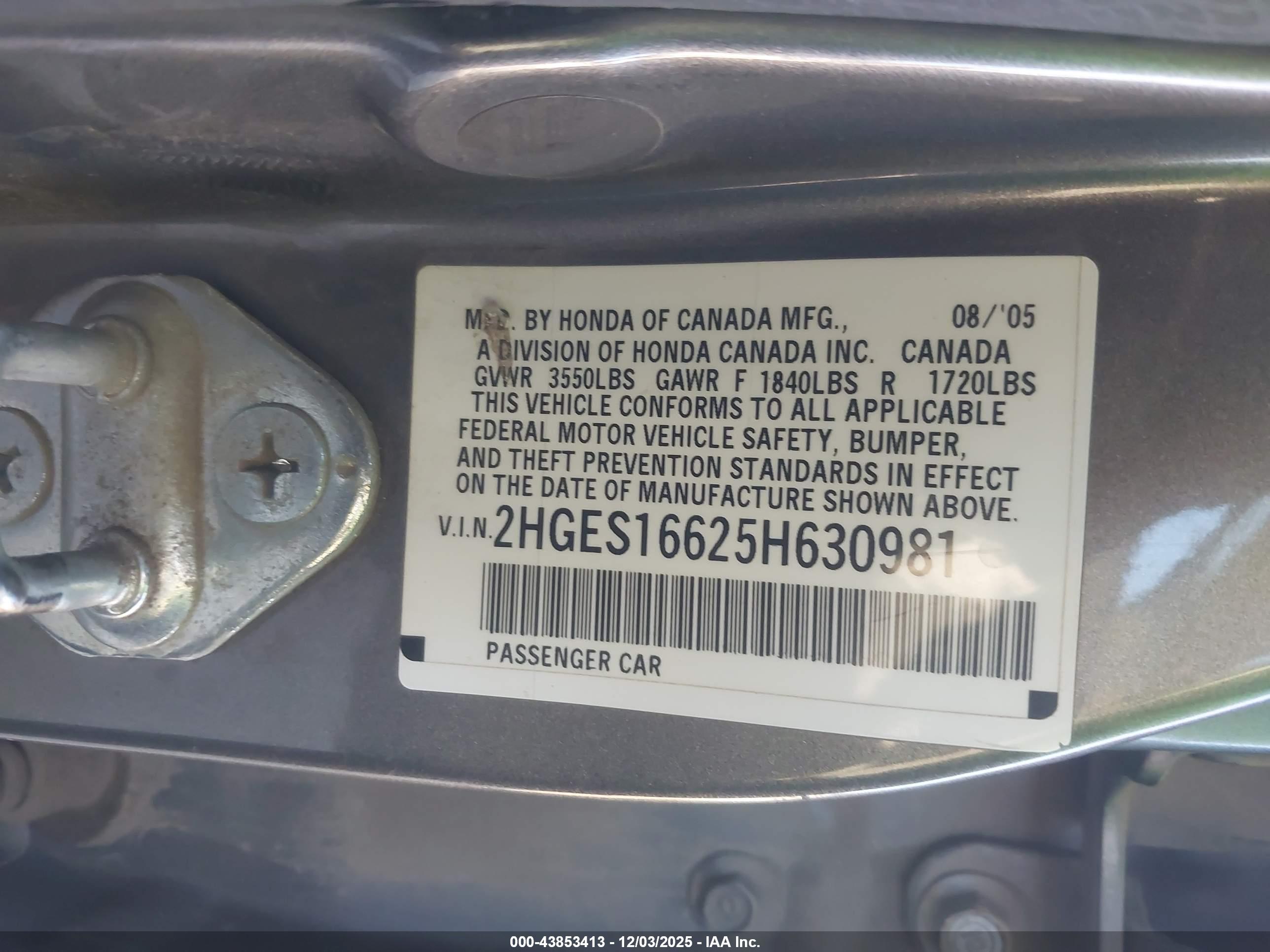 HONDA CIVIC image 9