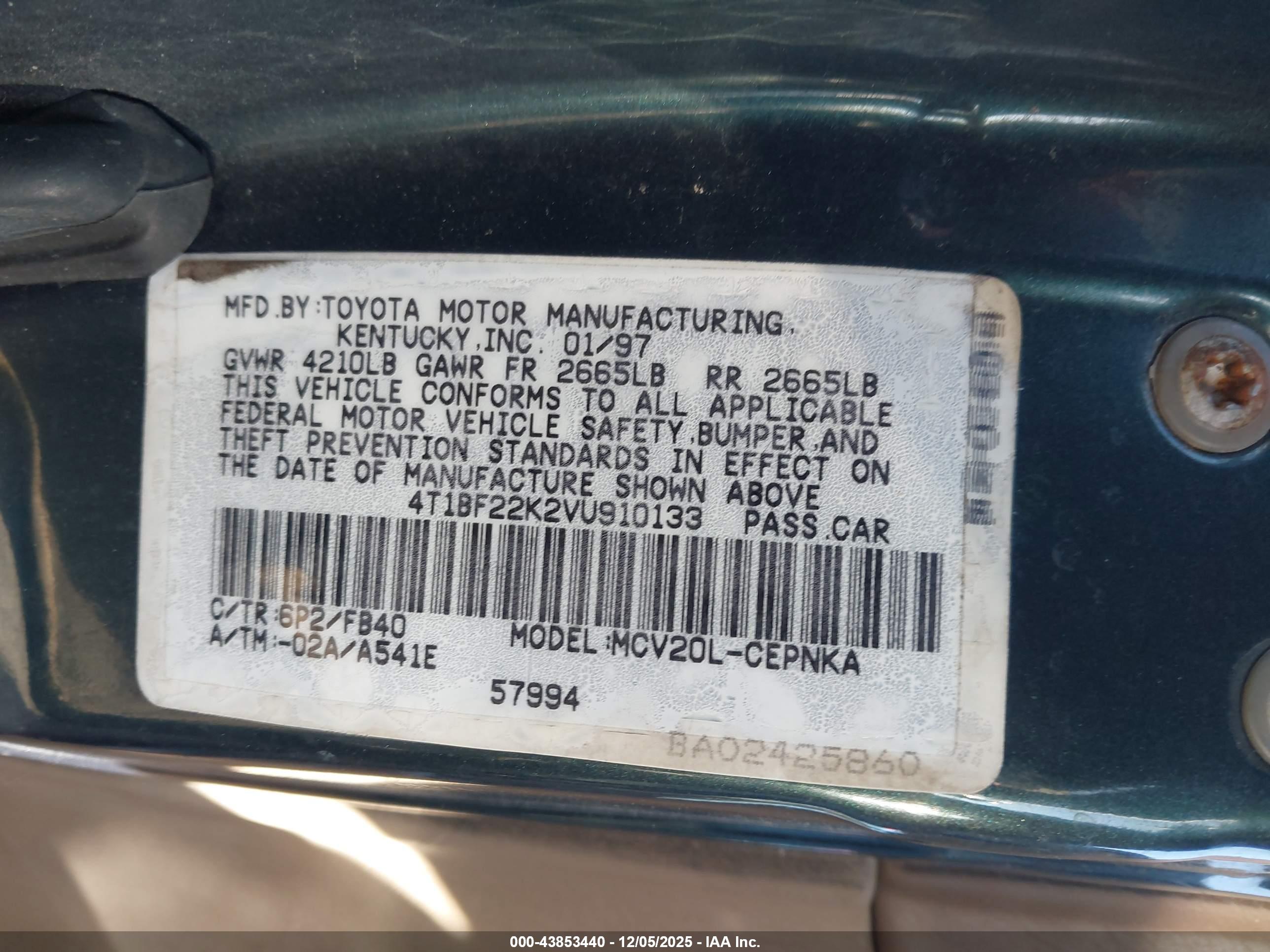 TOYOTA CAMRY image 9