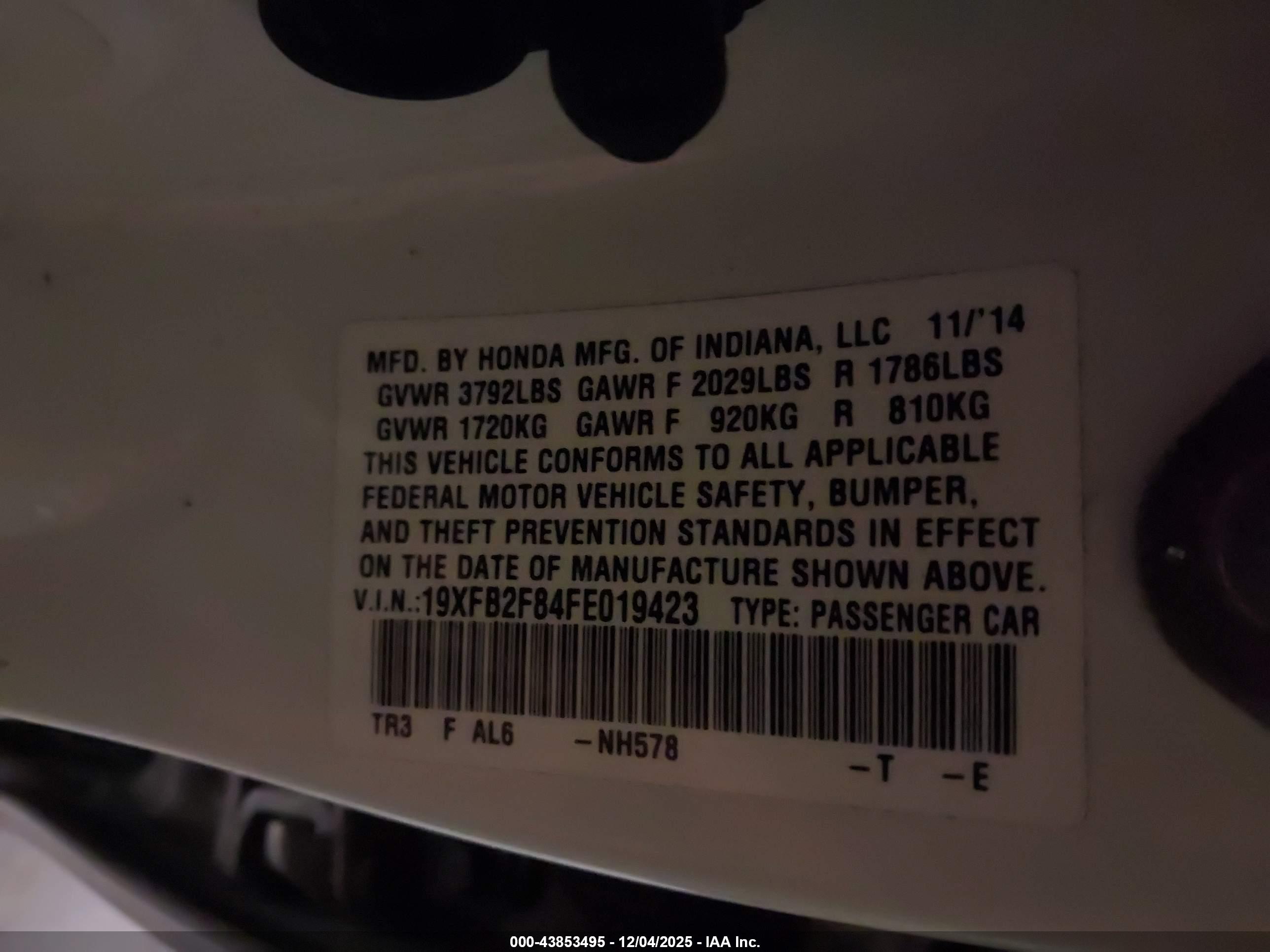 HONDA CIVIC image 9