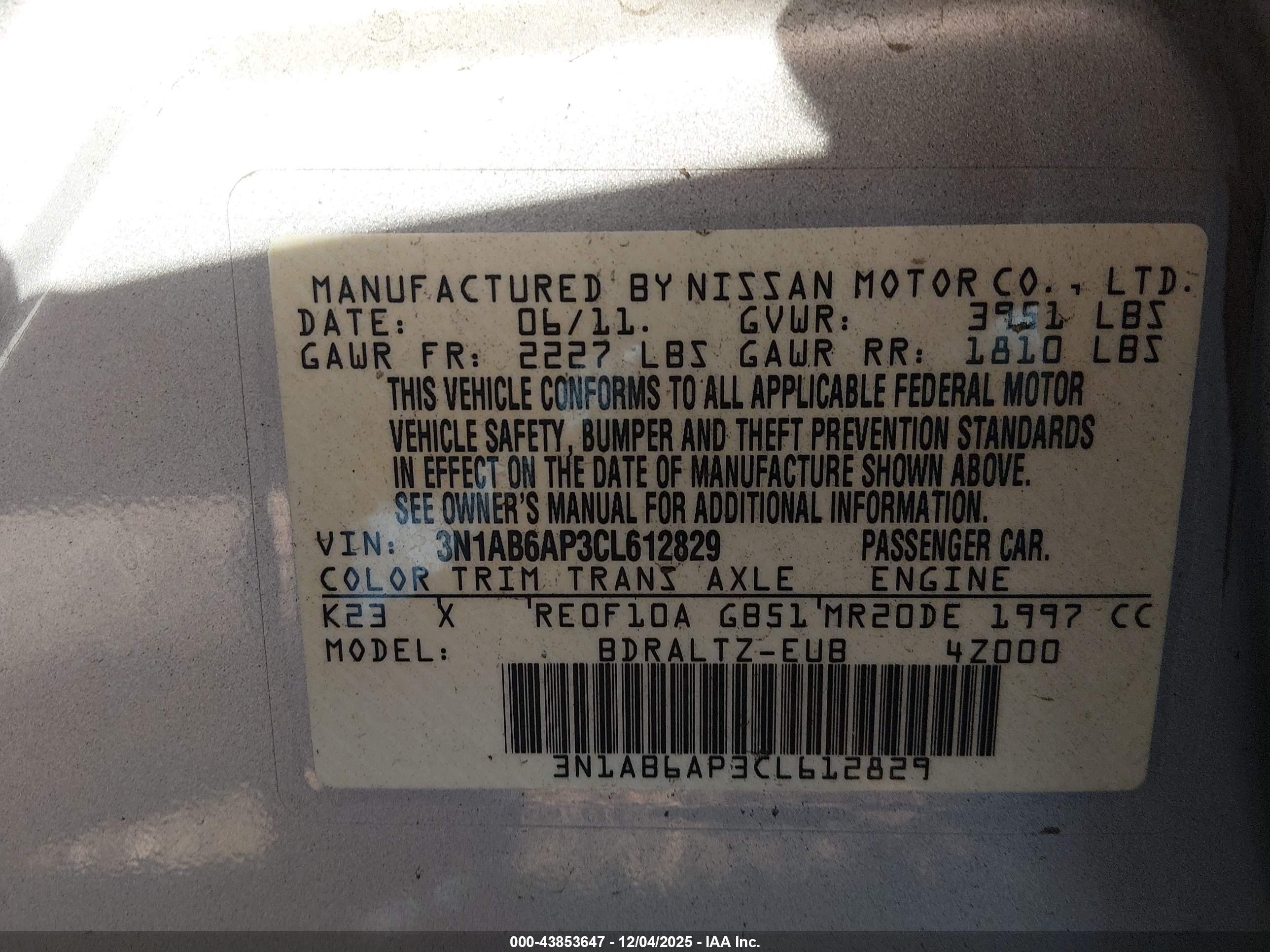 NISSAN SENTRA image 9