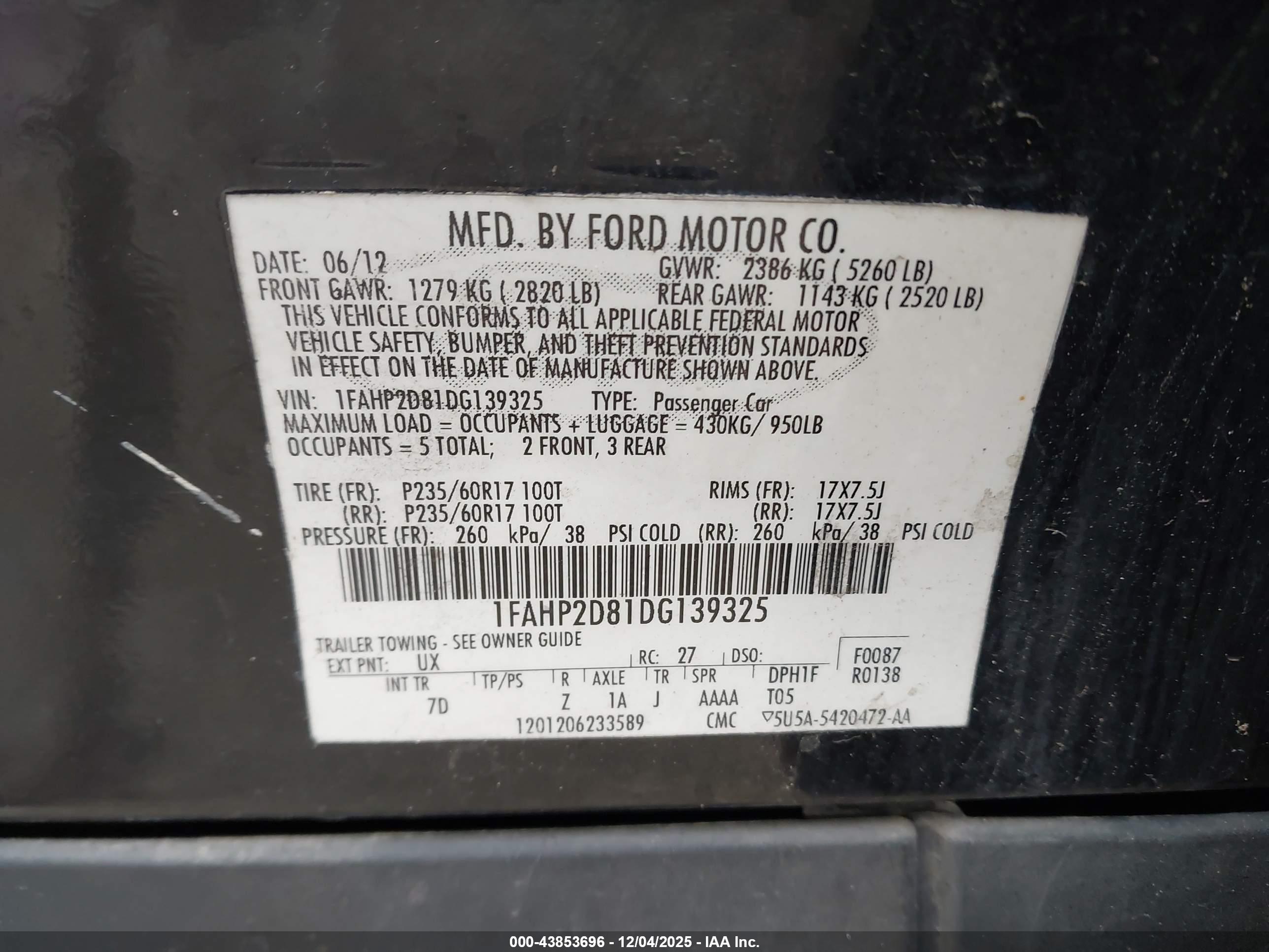 FORD TAURUS image 9