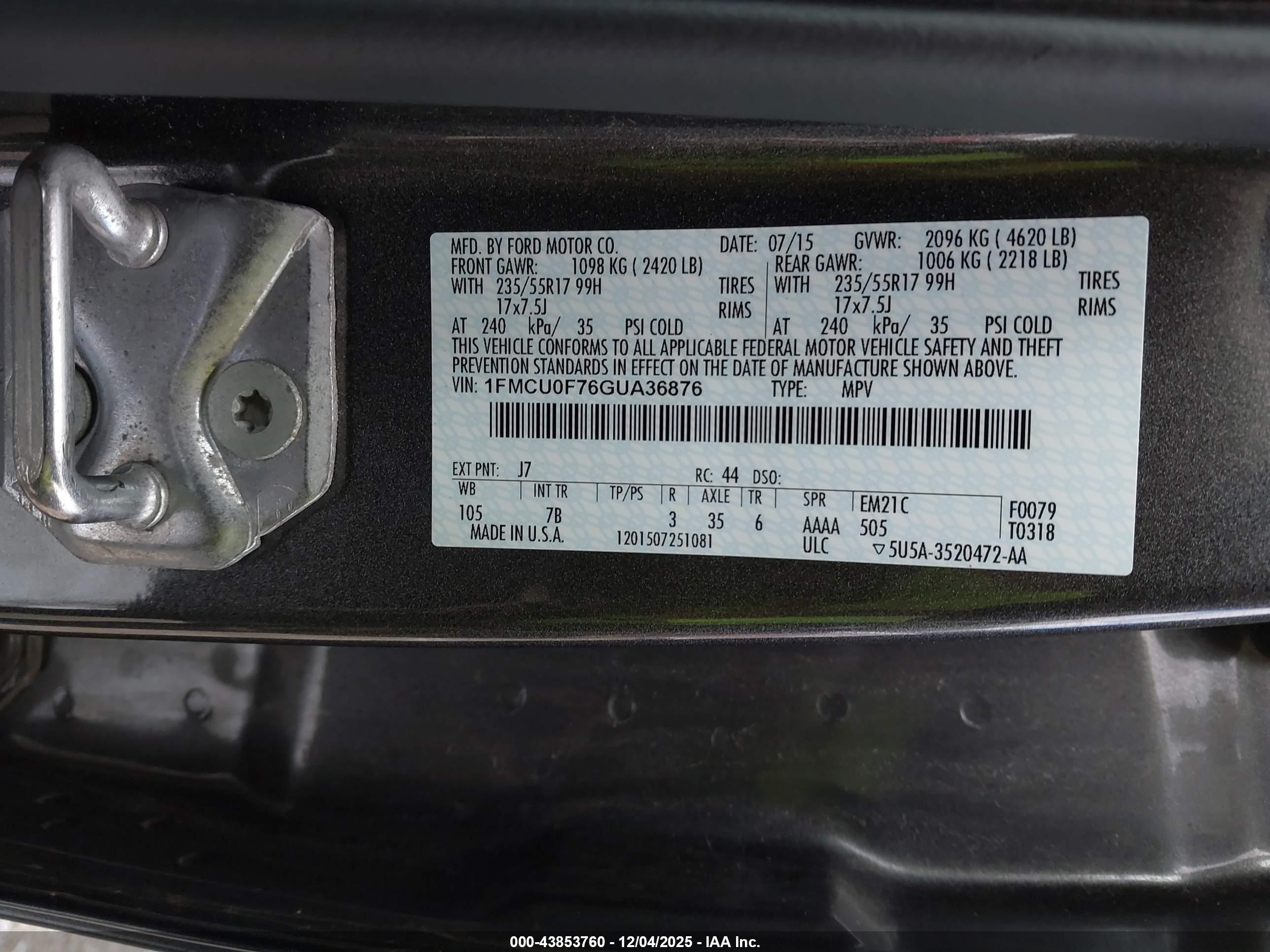FORD ESCAPE image 9