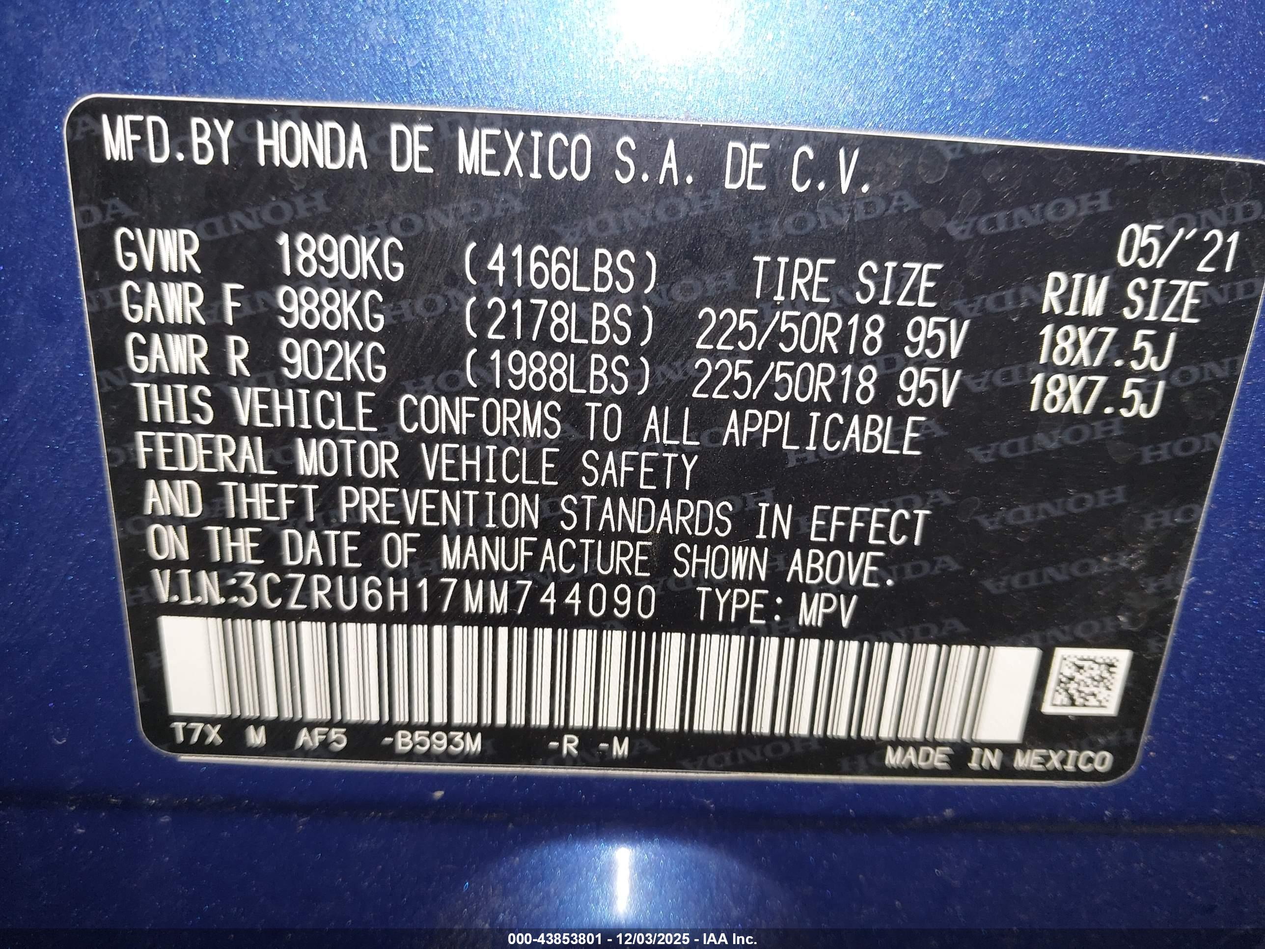 HONDA HR-V image 9