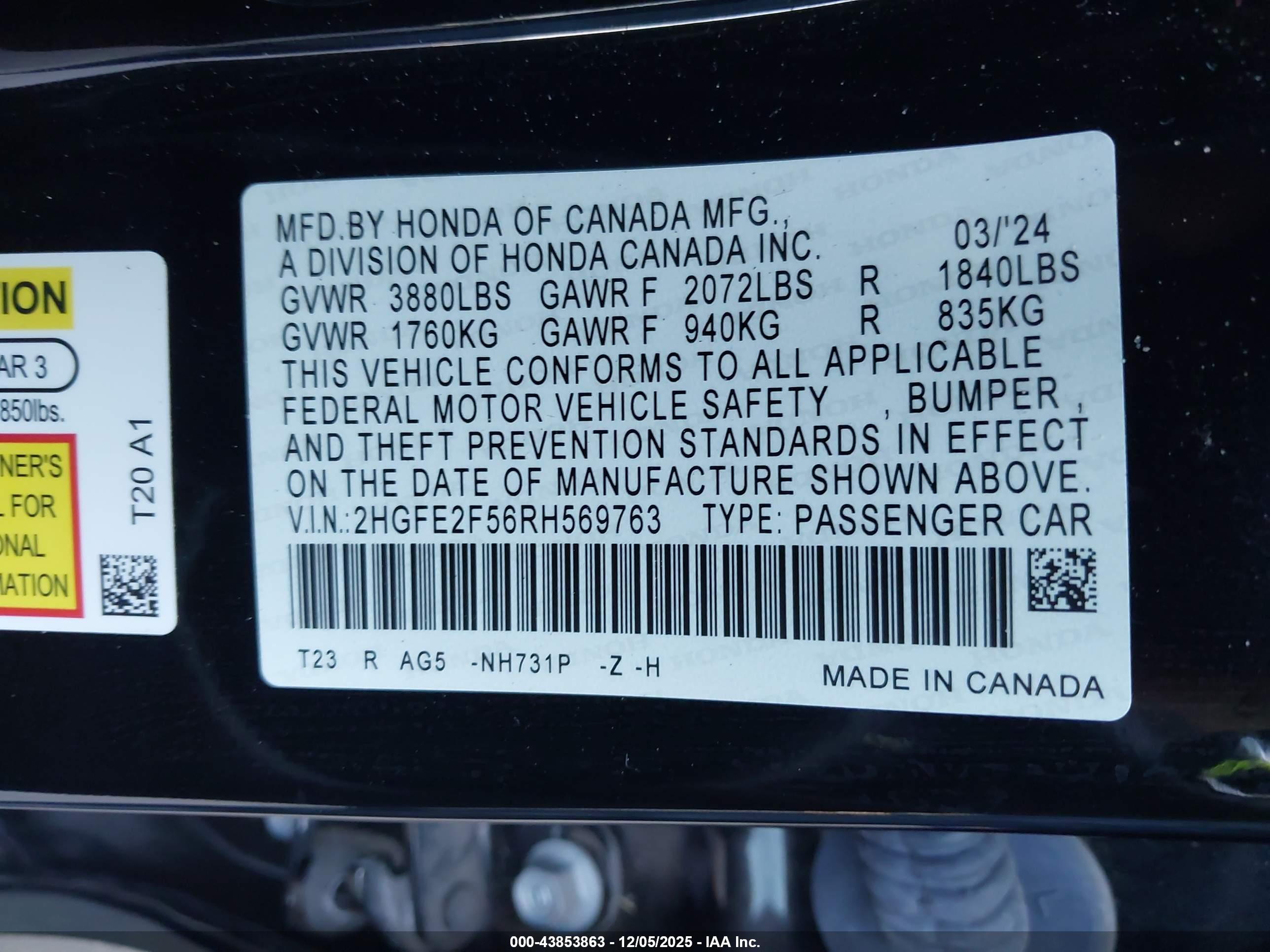 HONDA CIVIC image 9